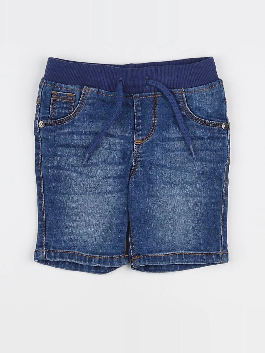 Tape à l'oeil - short bleu - 12 mois