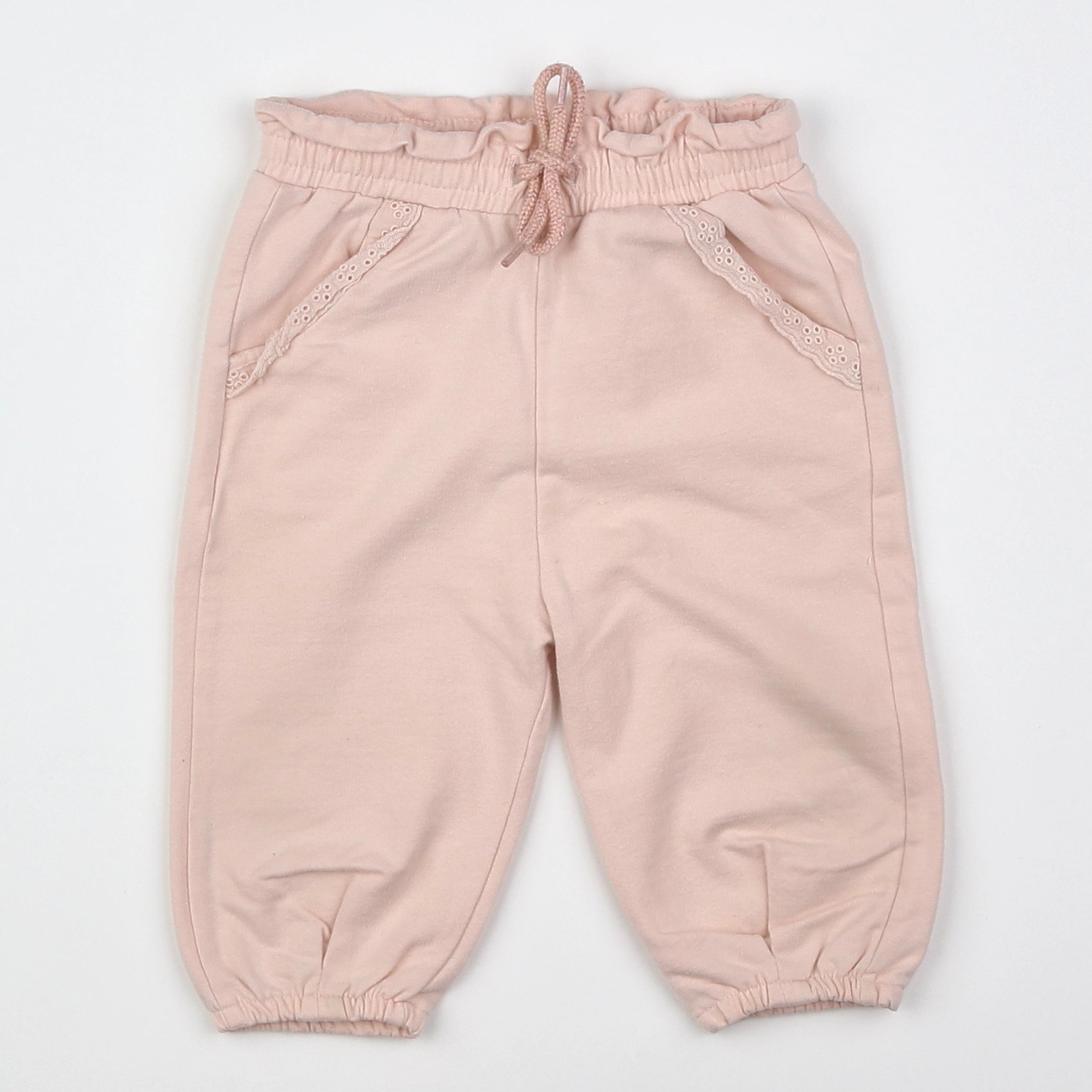 Vertbaudet - pantalon rose - 9 mois