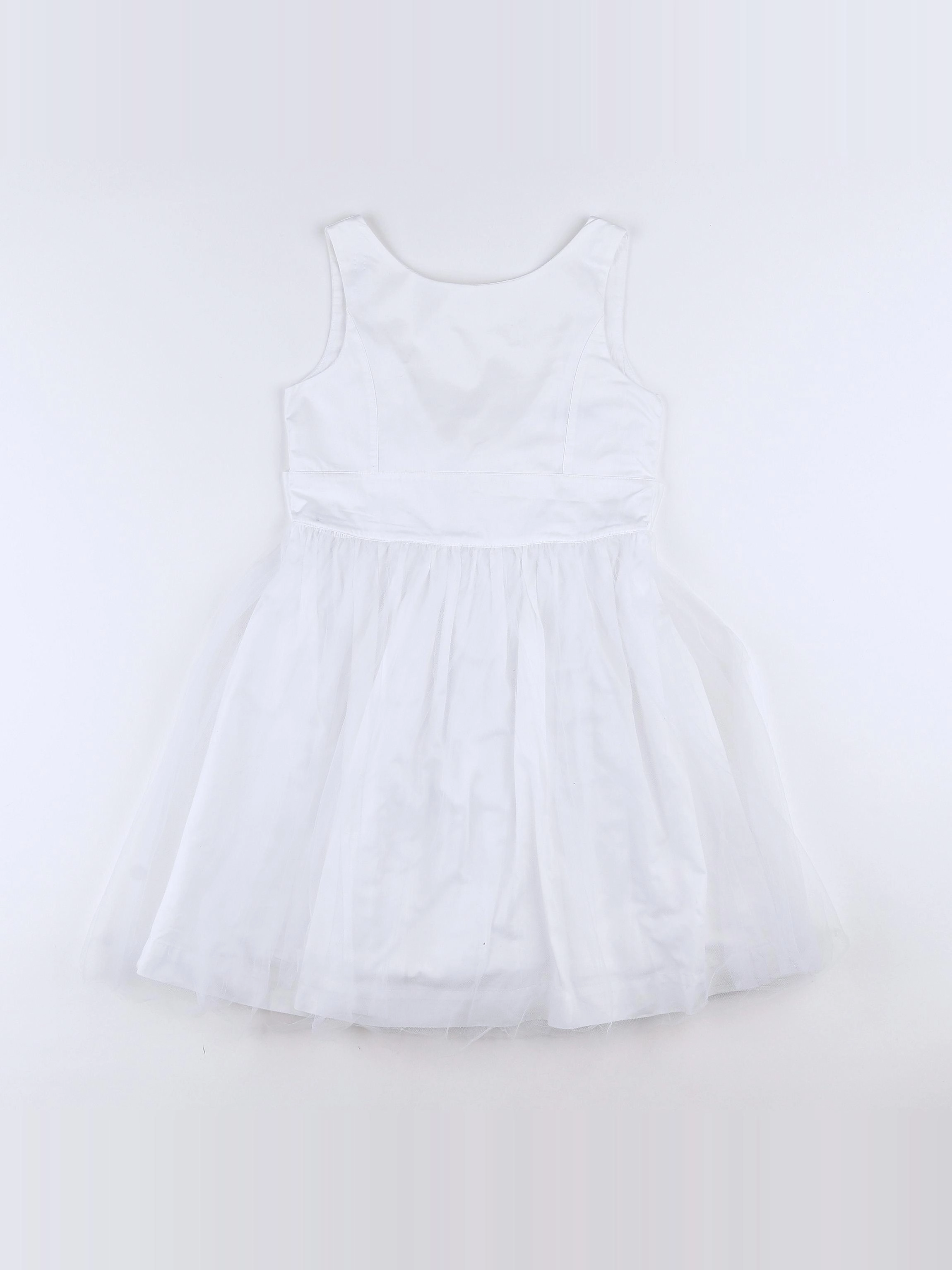 Vertbaudet - robe blanc - 9 ans