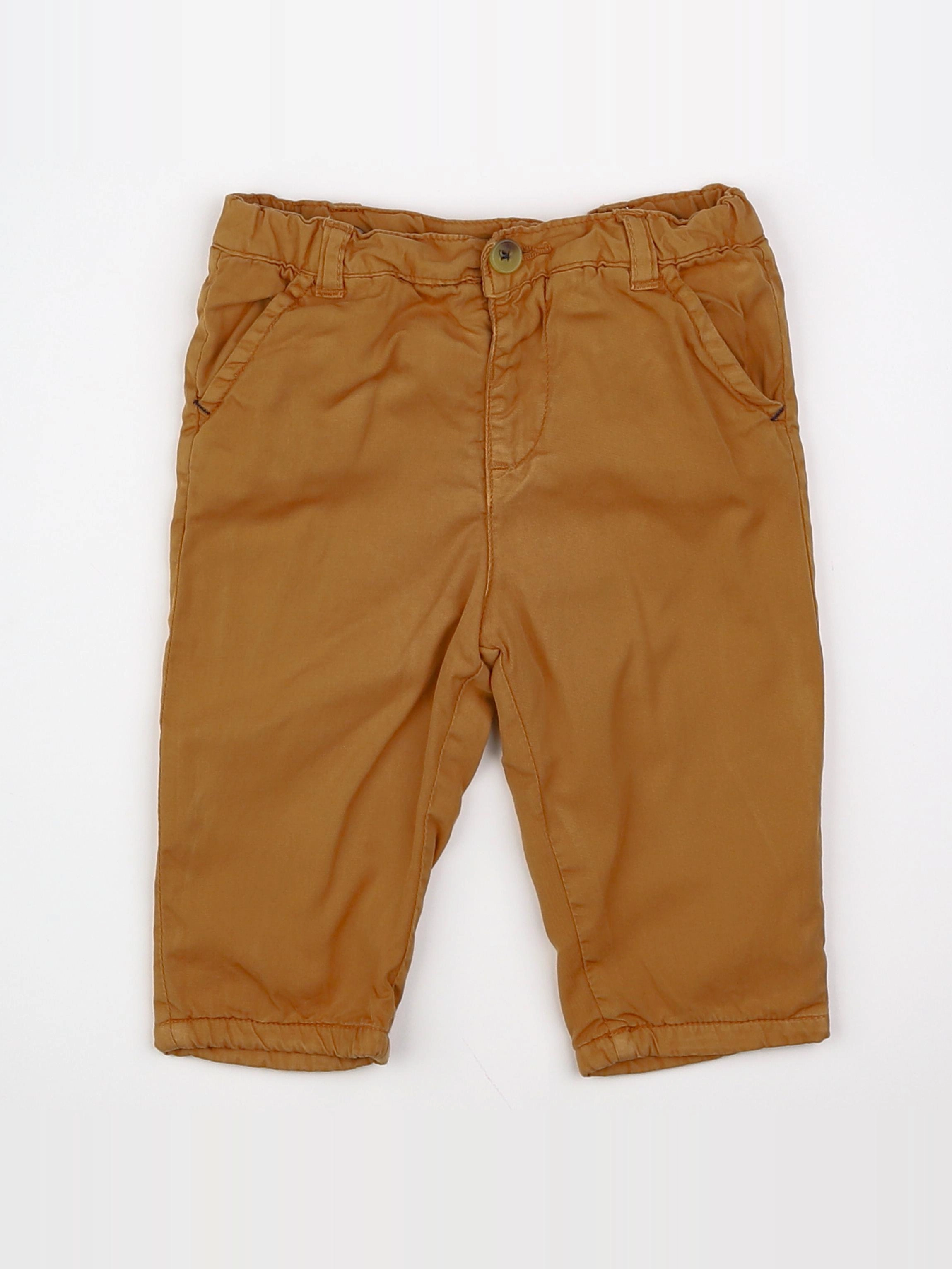 Natalys - pantalon marron - 6 mois