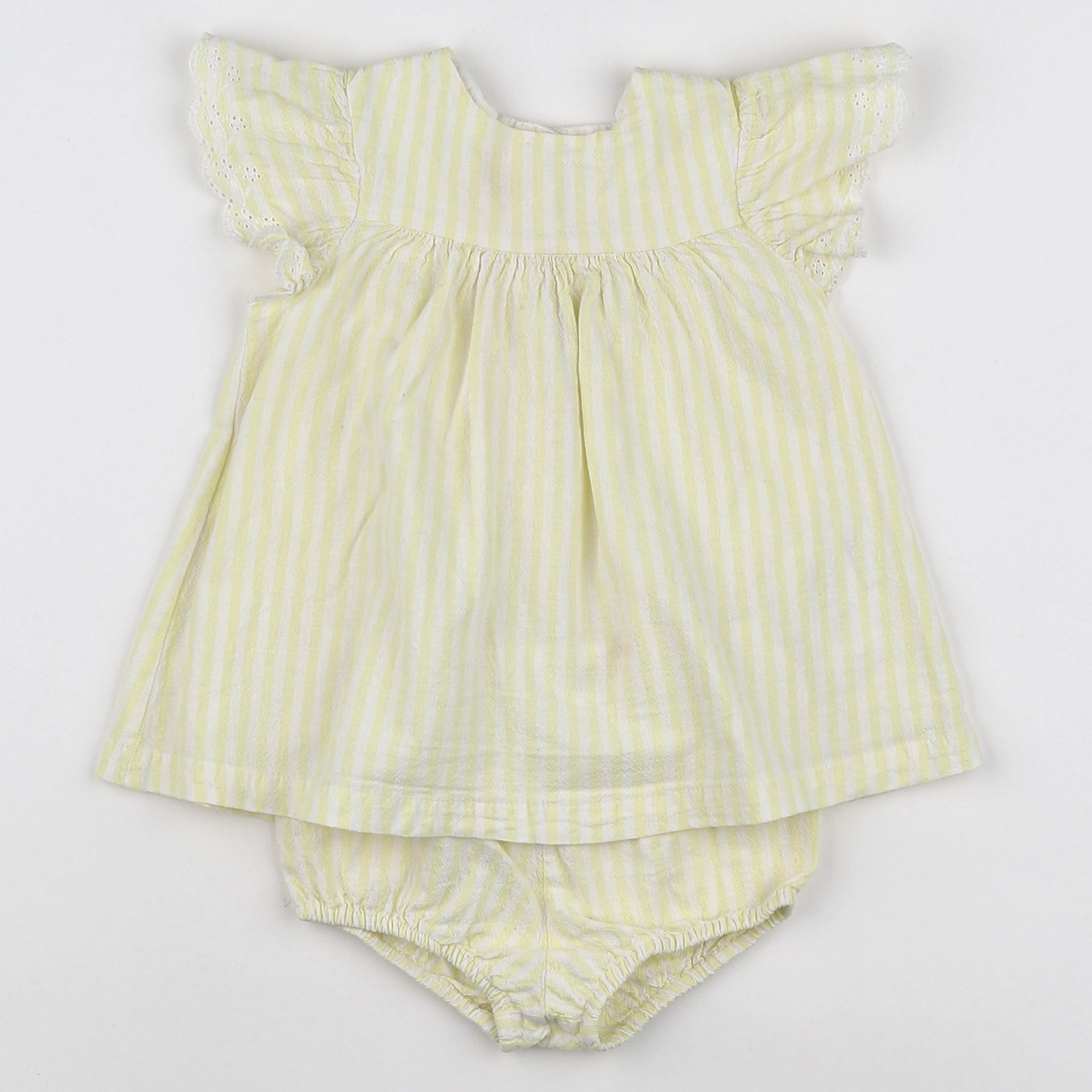 Vertbaudet - robe jaune - 9 mois