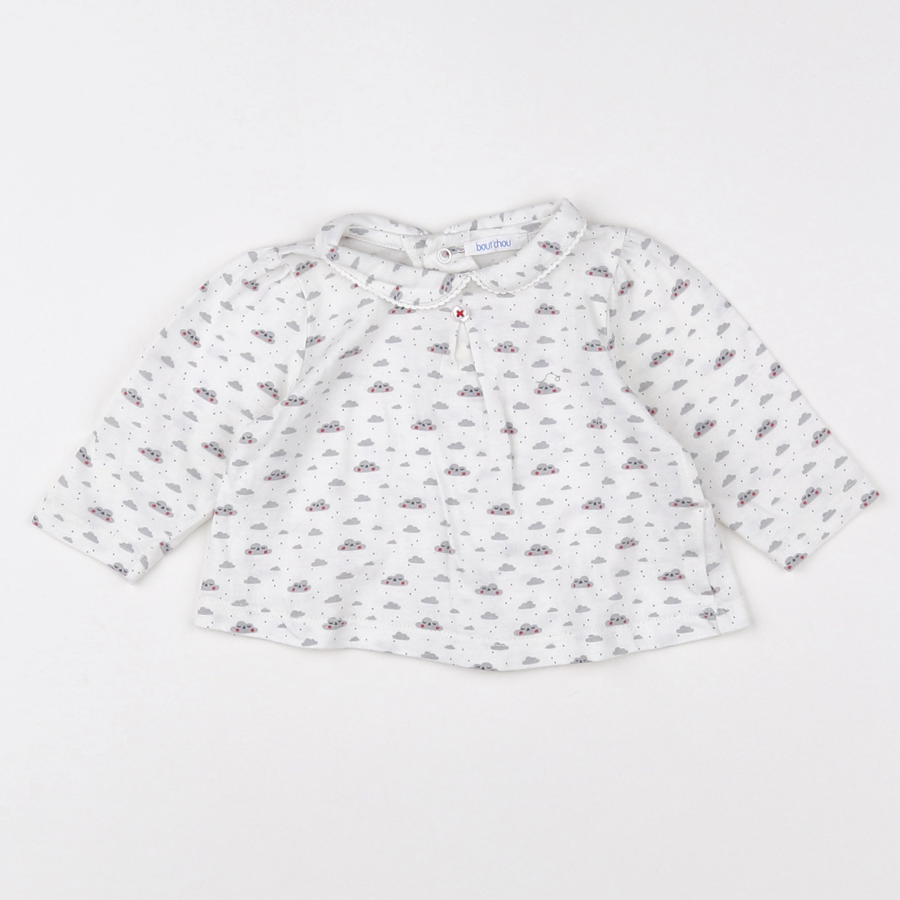 Boutchou - tee-shirt blanc - 3 mois