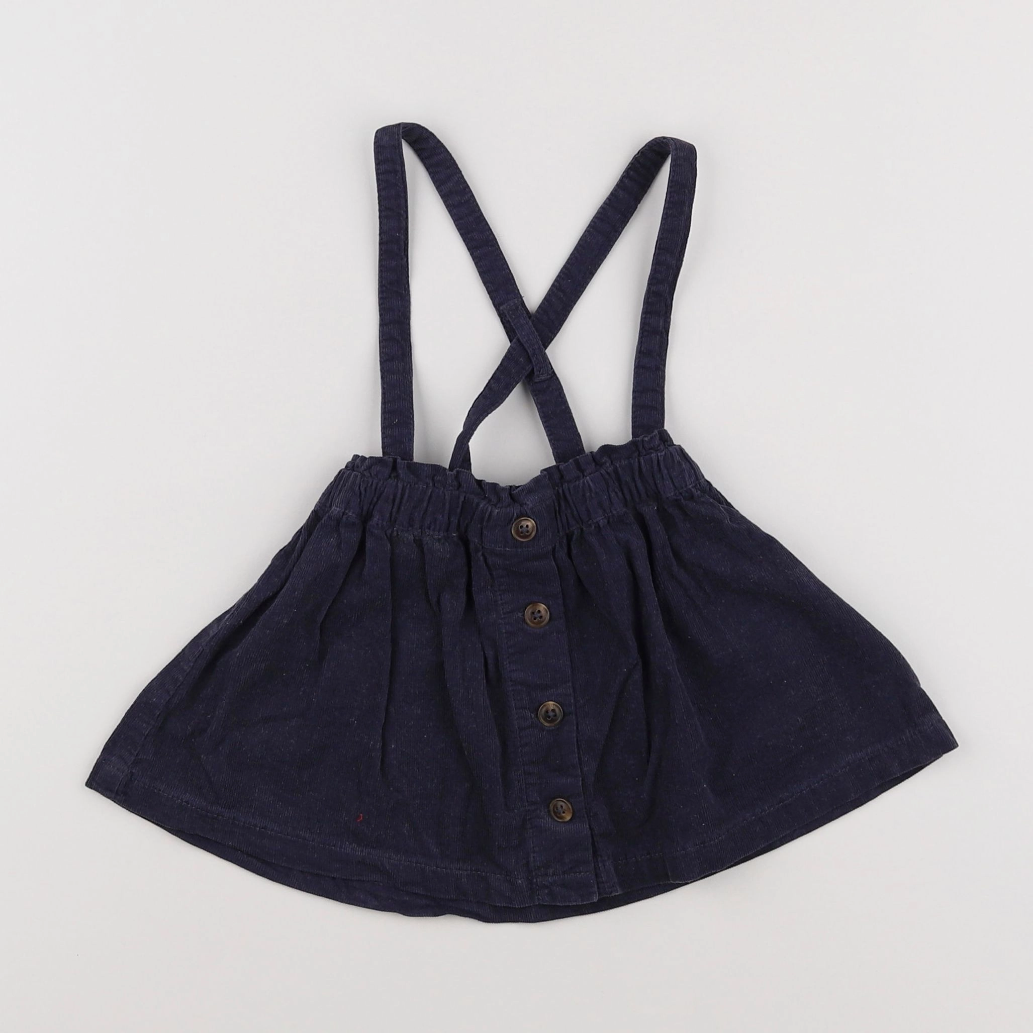 Vertbaudet - jupe bleu - 12 mois