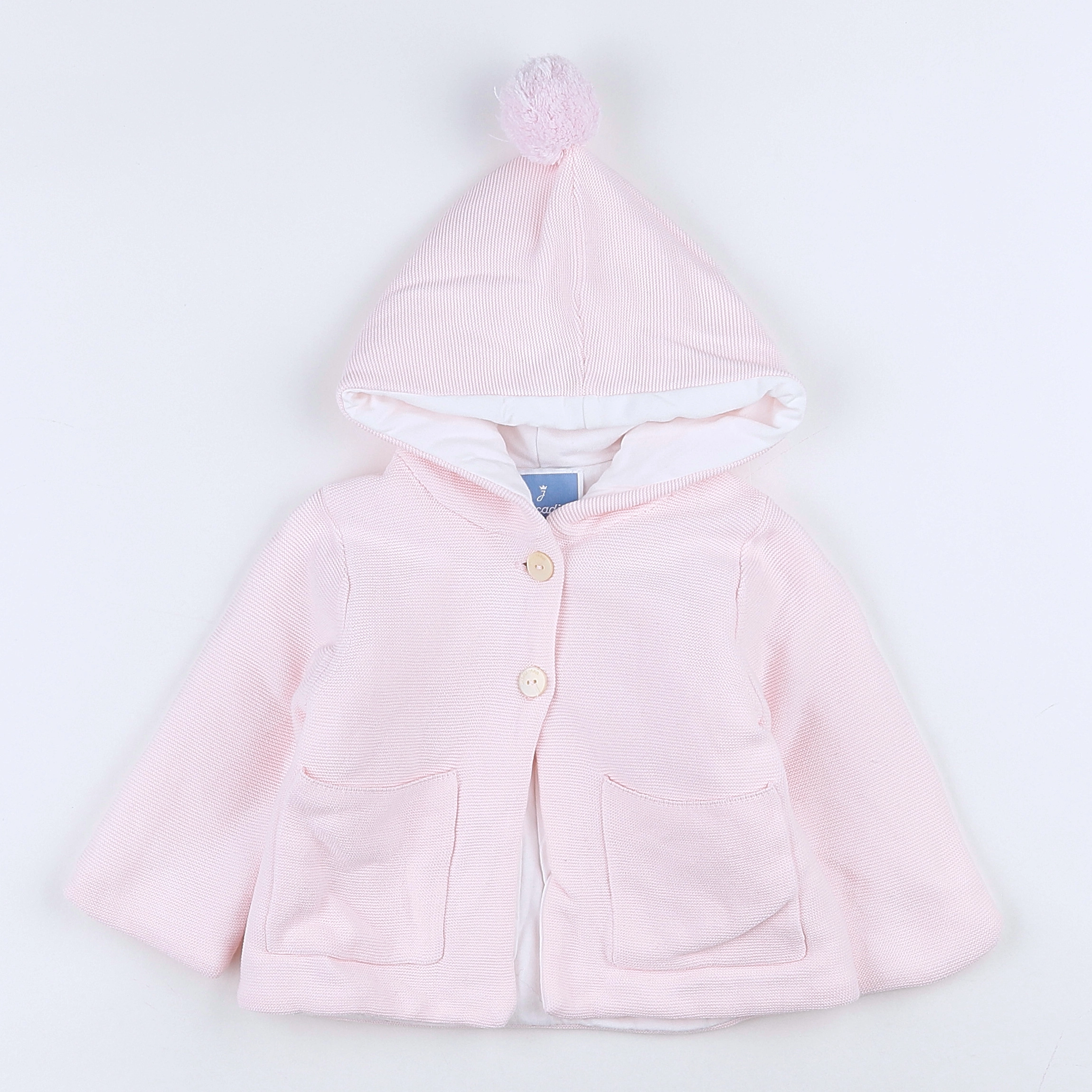 Jacadi - veste rose - 12 mois