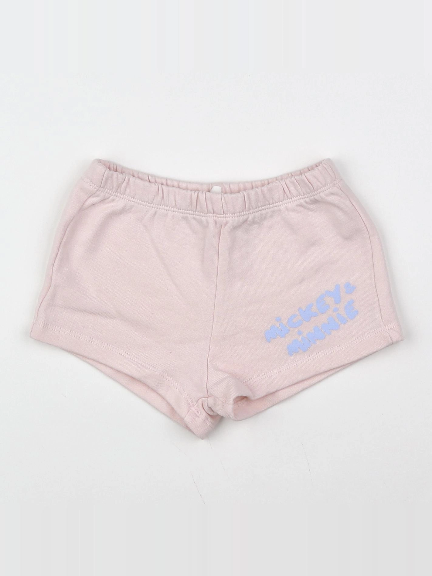 H&M - short rose - 6/9 mois