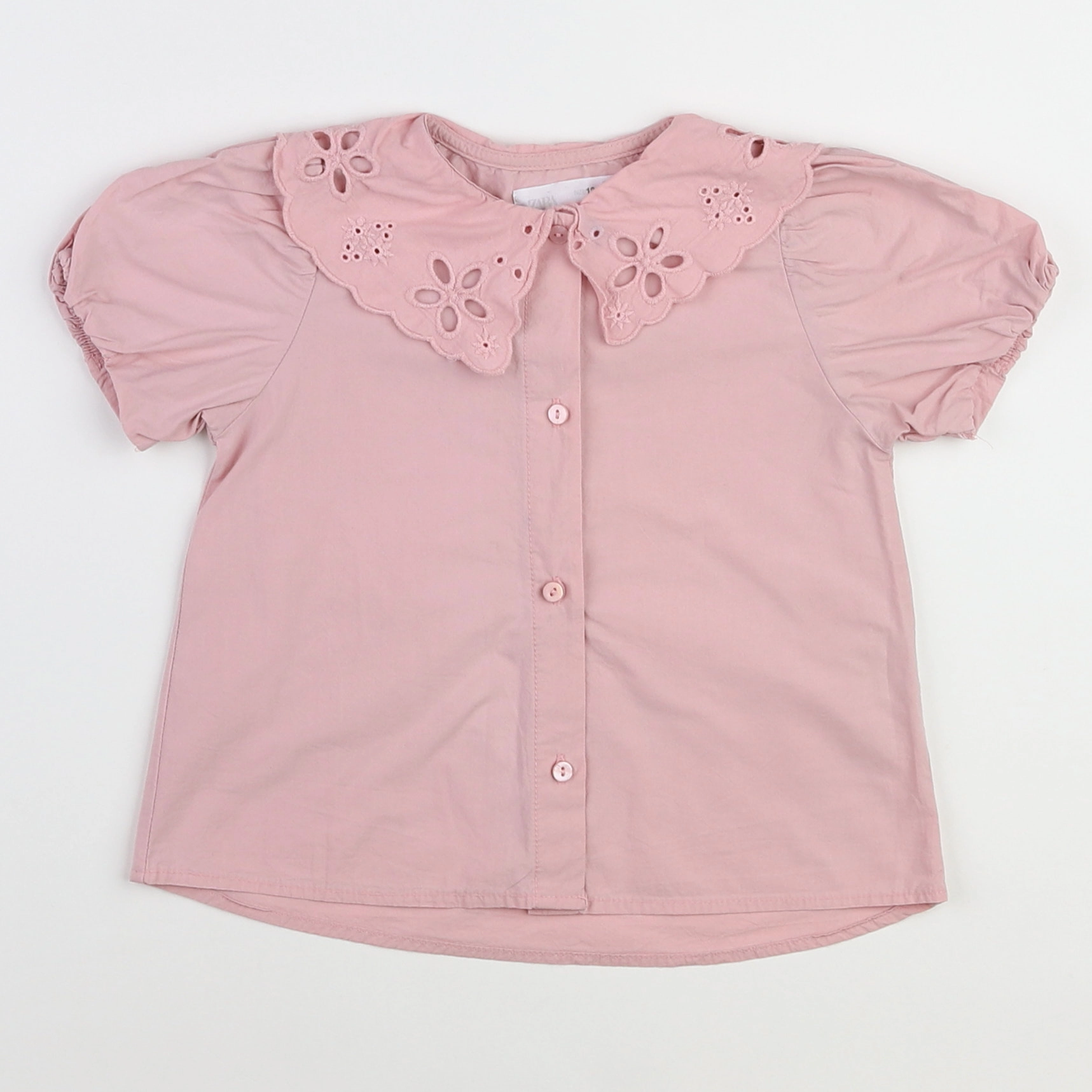 Zara - blouse rose - 12/18 mois