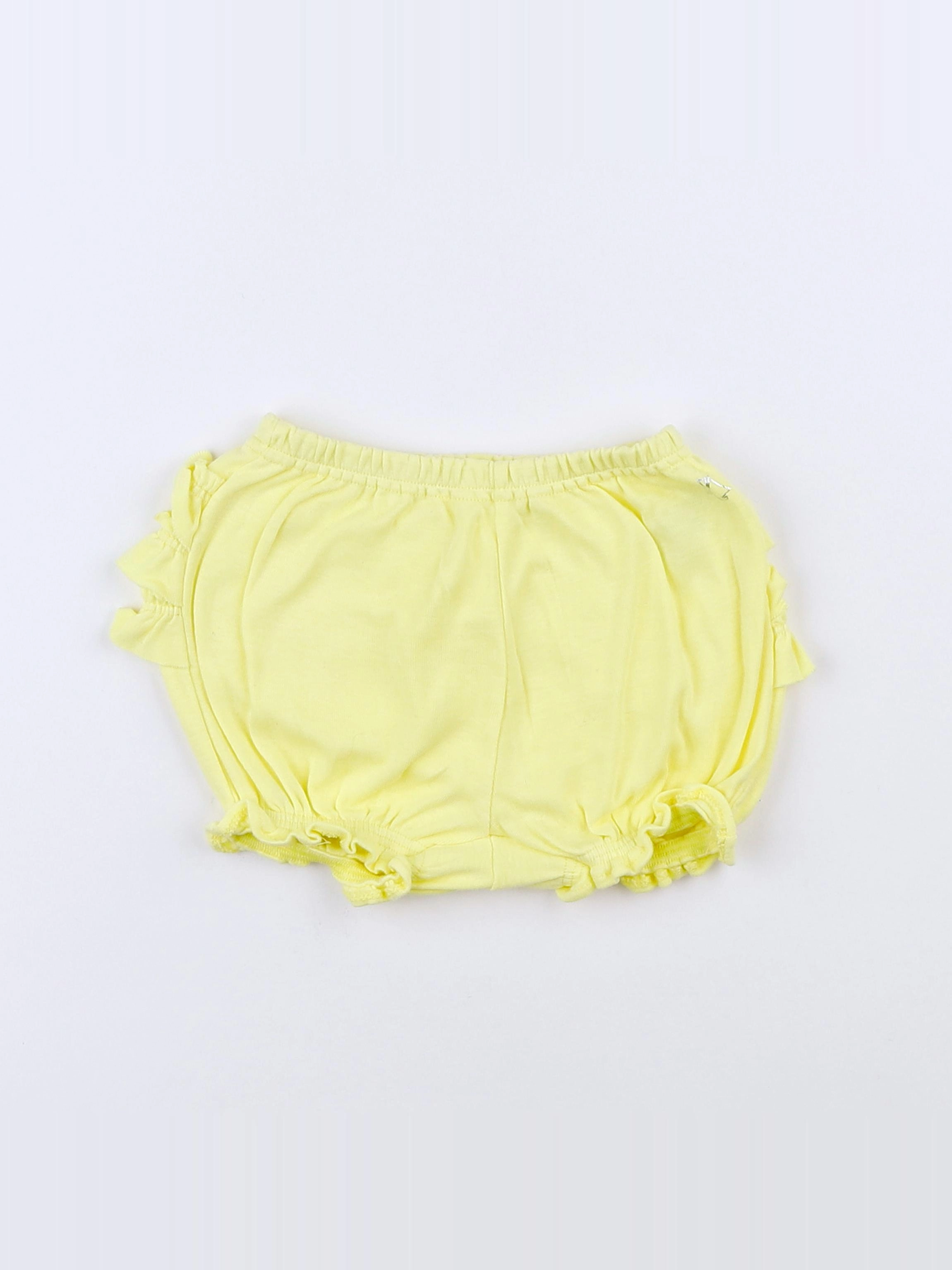 Petit Bateau - bloomer jaune - 3 mois