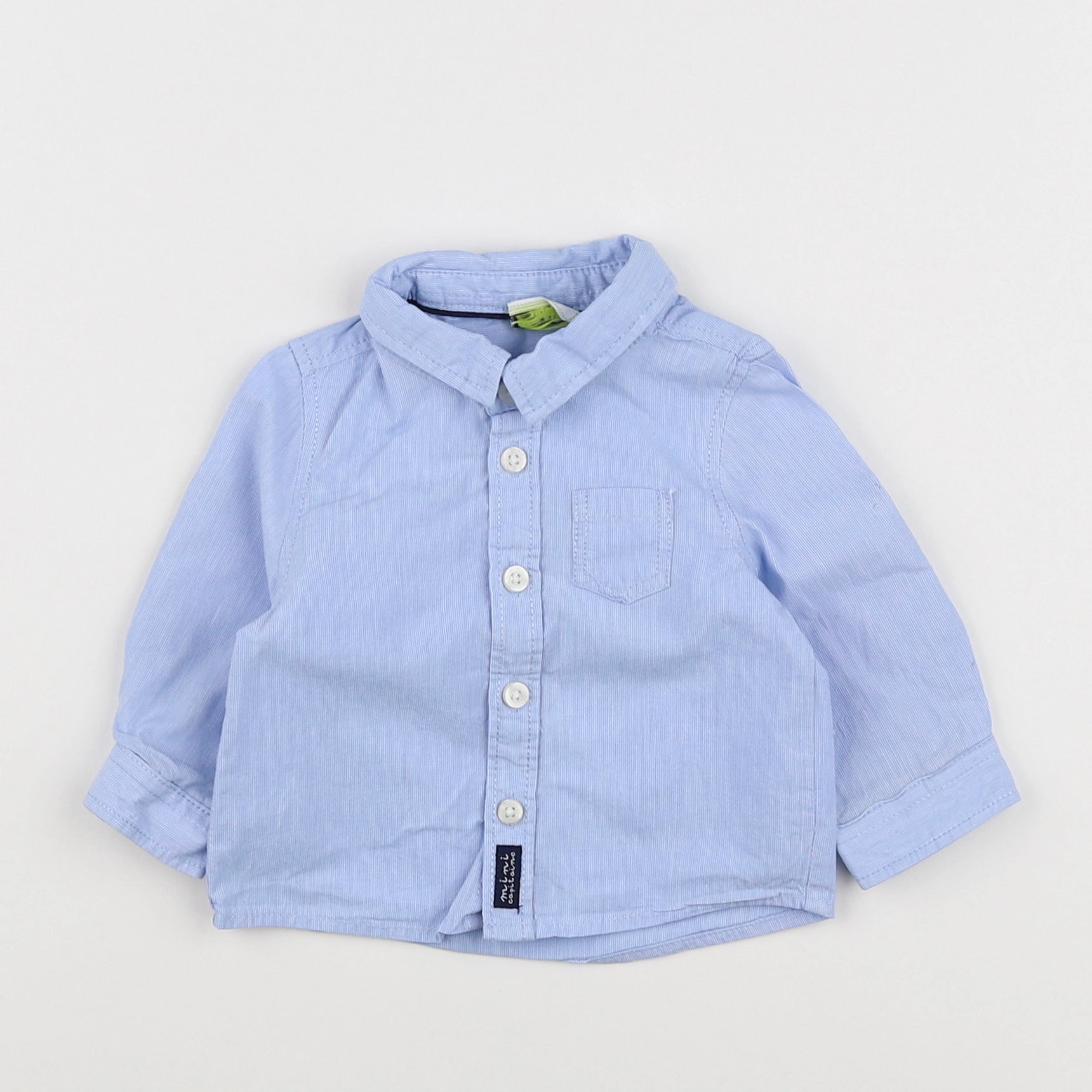 Tape à l'oeil - chemise bleu - 3 mois