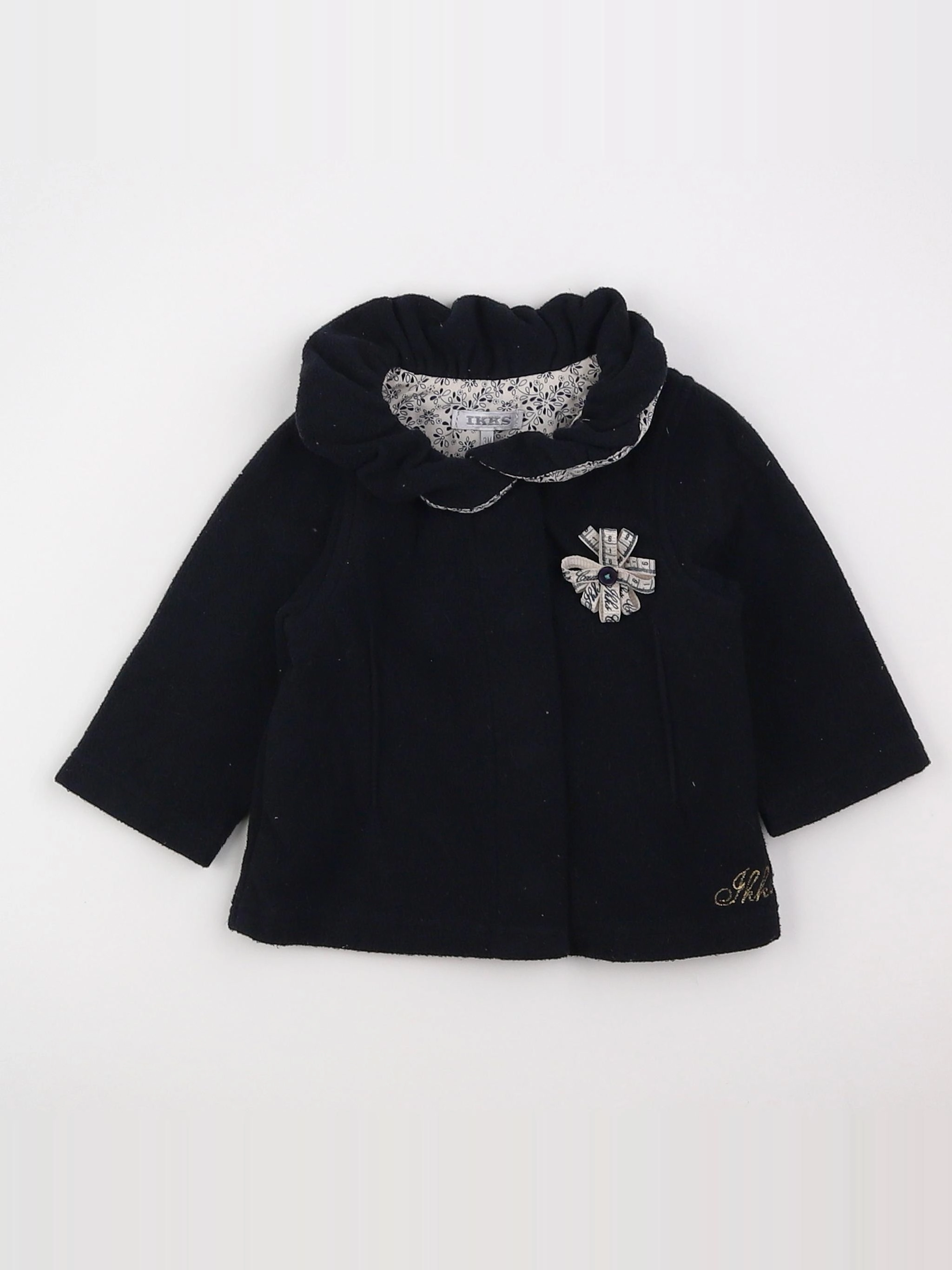 IKKS - veste noir - 3 mois