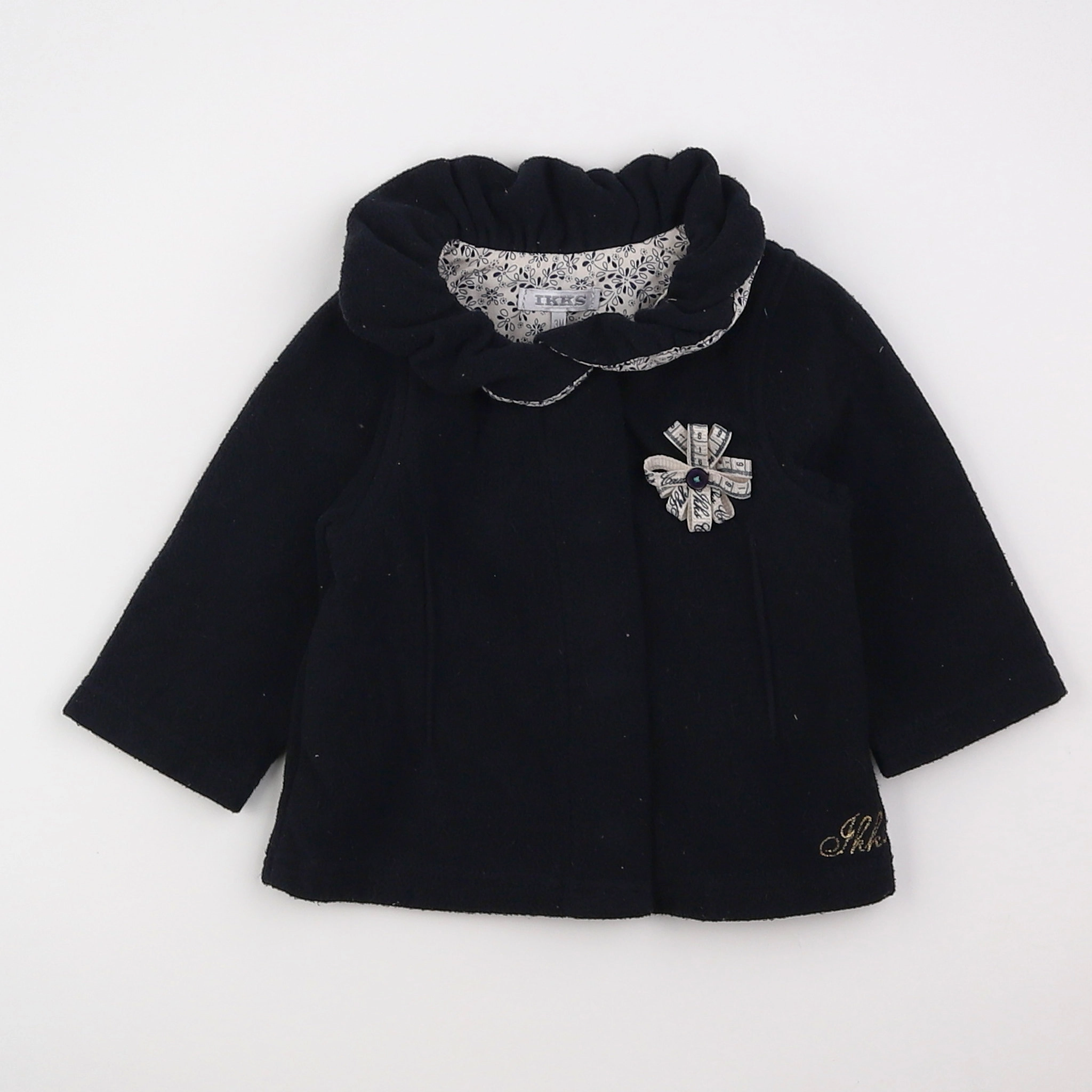 IKKS - veste noir - 3 mois