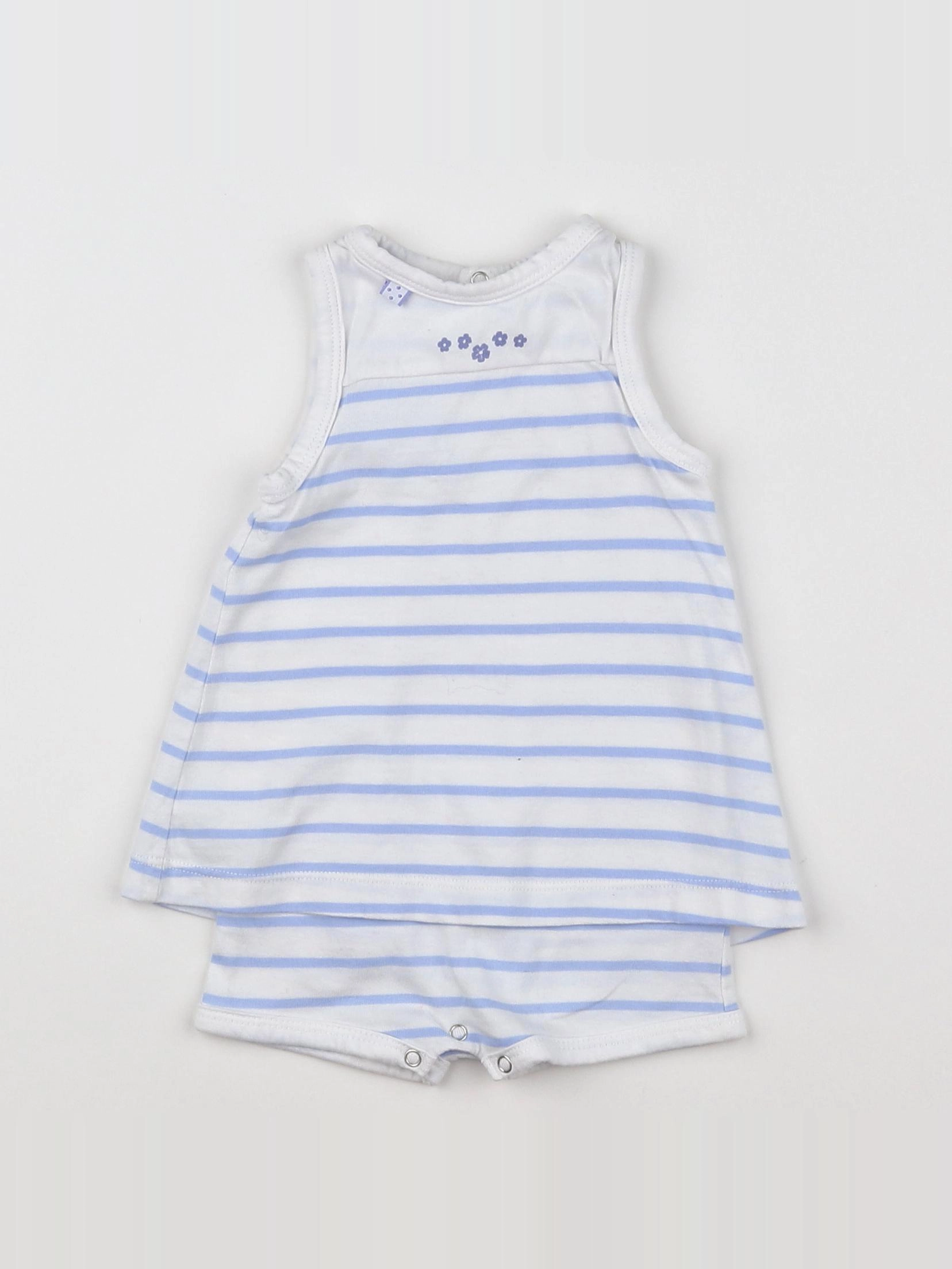 Jacadi - combinaison bleu - 3 mois