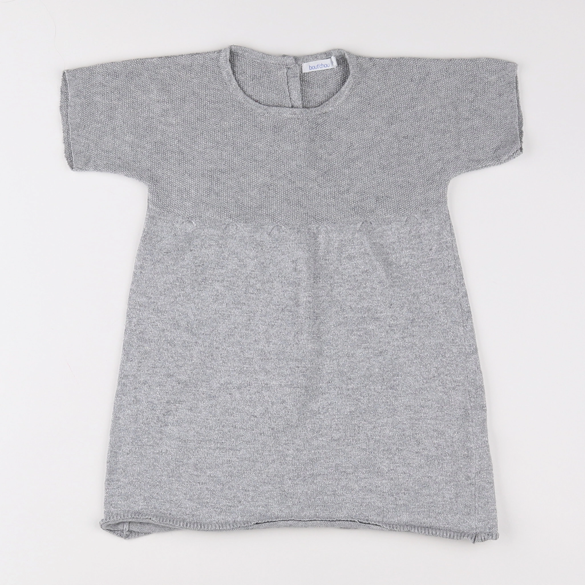 Boutchou - robe gris, argent - 18 mois
