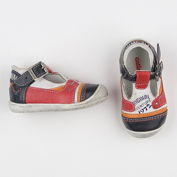 Catimini - sandales bleu,rouge - pointure 19