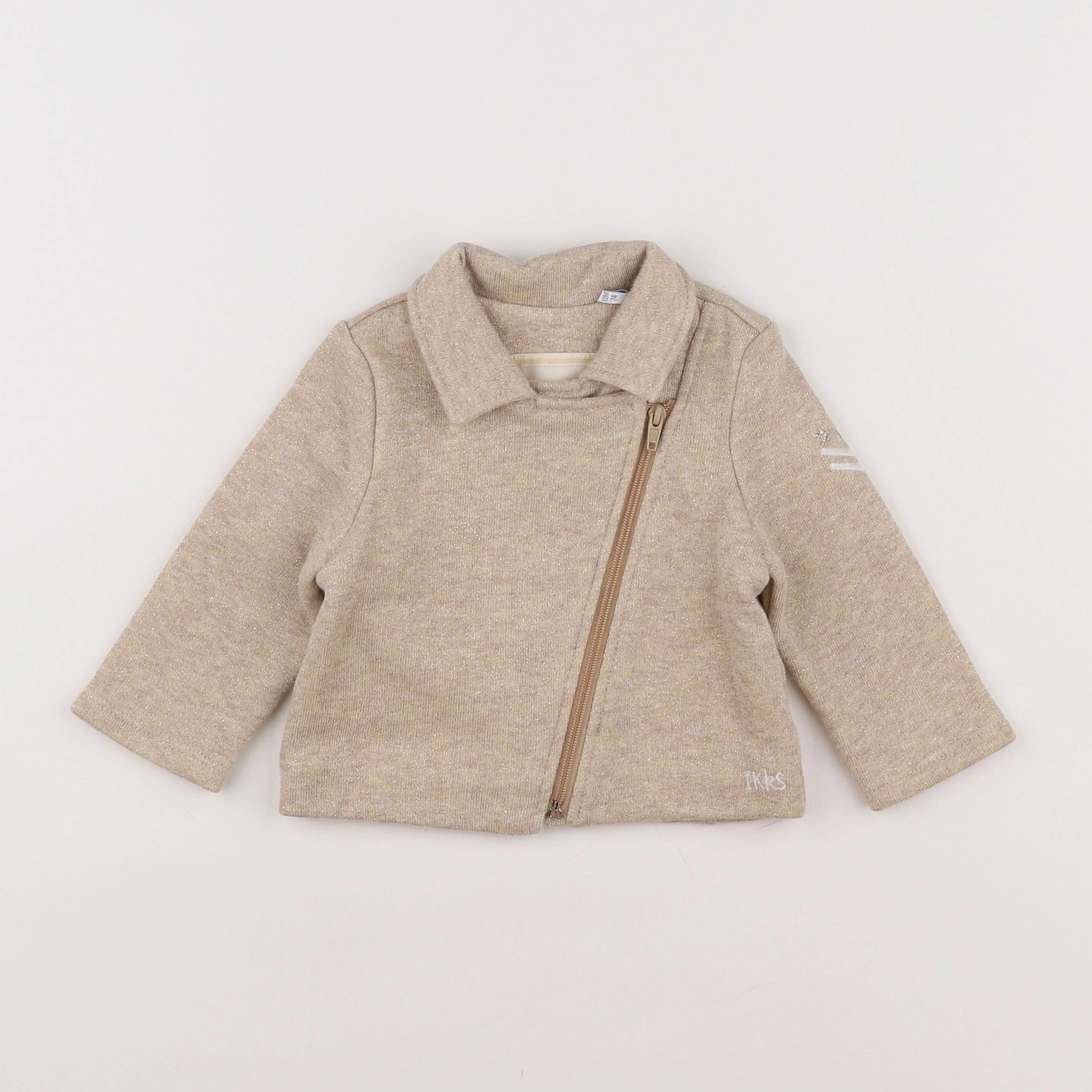 IKKS - sweat beige - 12 mois