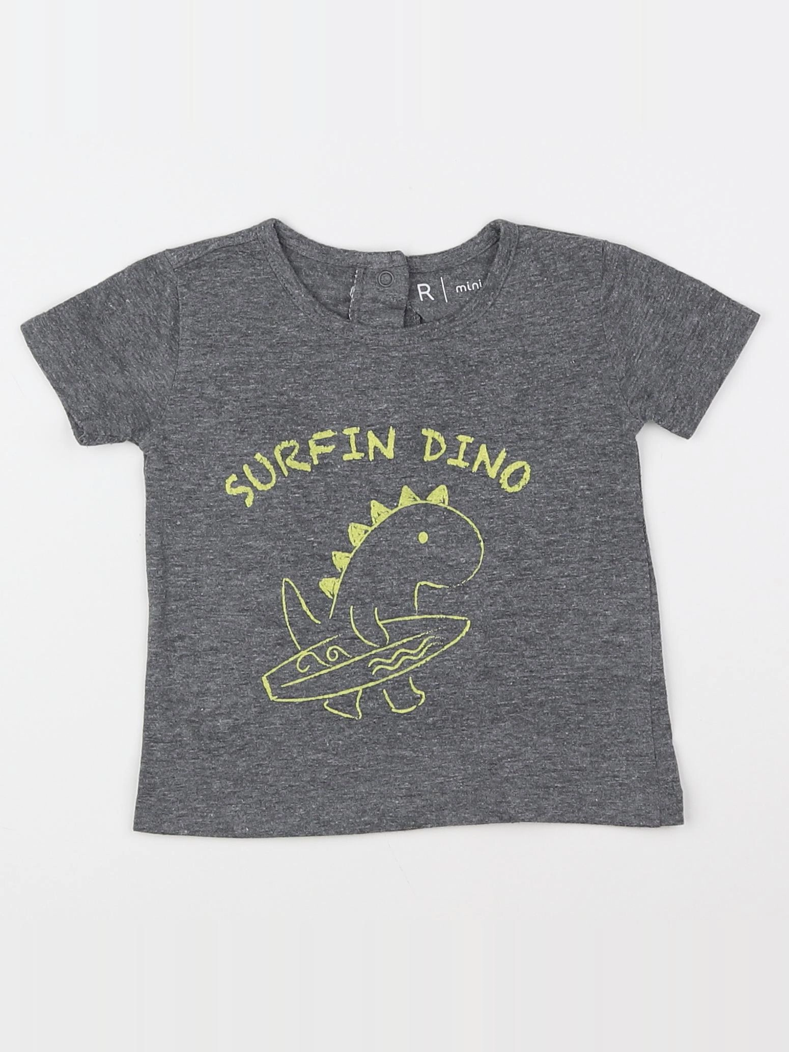 La Redoute - tee-shirt gris - 6 mois