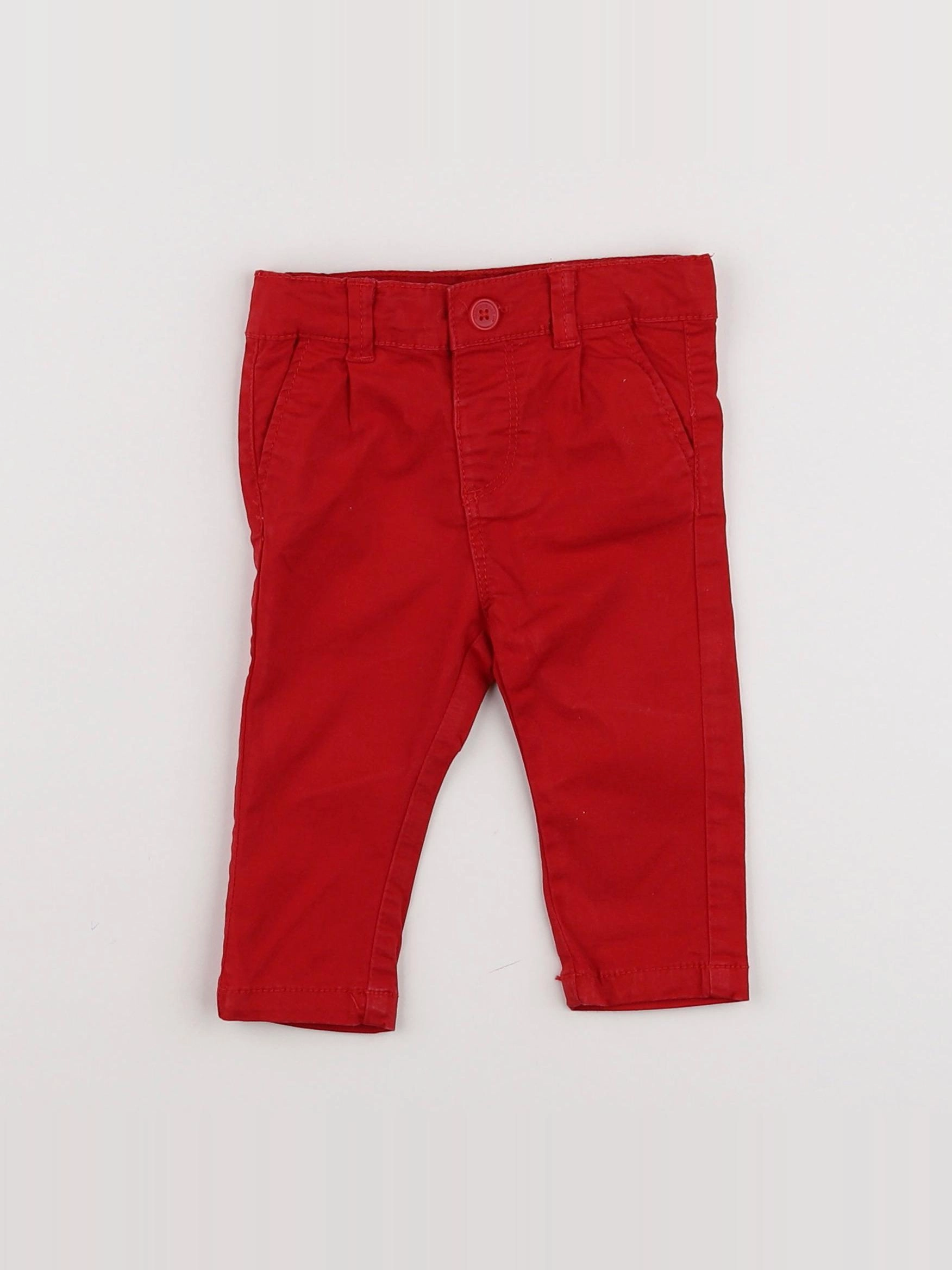 Tape à l'oeil - pantalon rouge - 6 mois