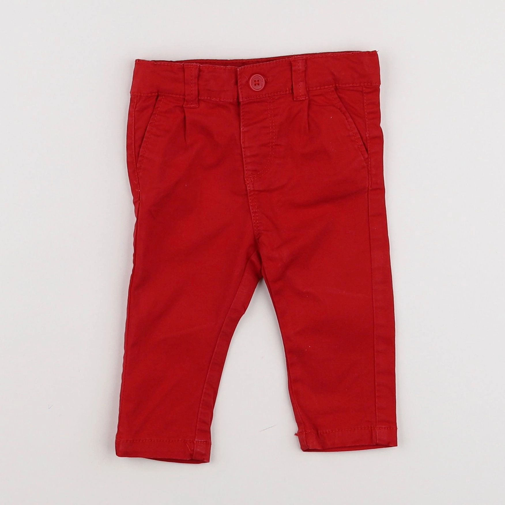 Tape à l'oeil - pantalon rouge - 6 mois