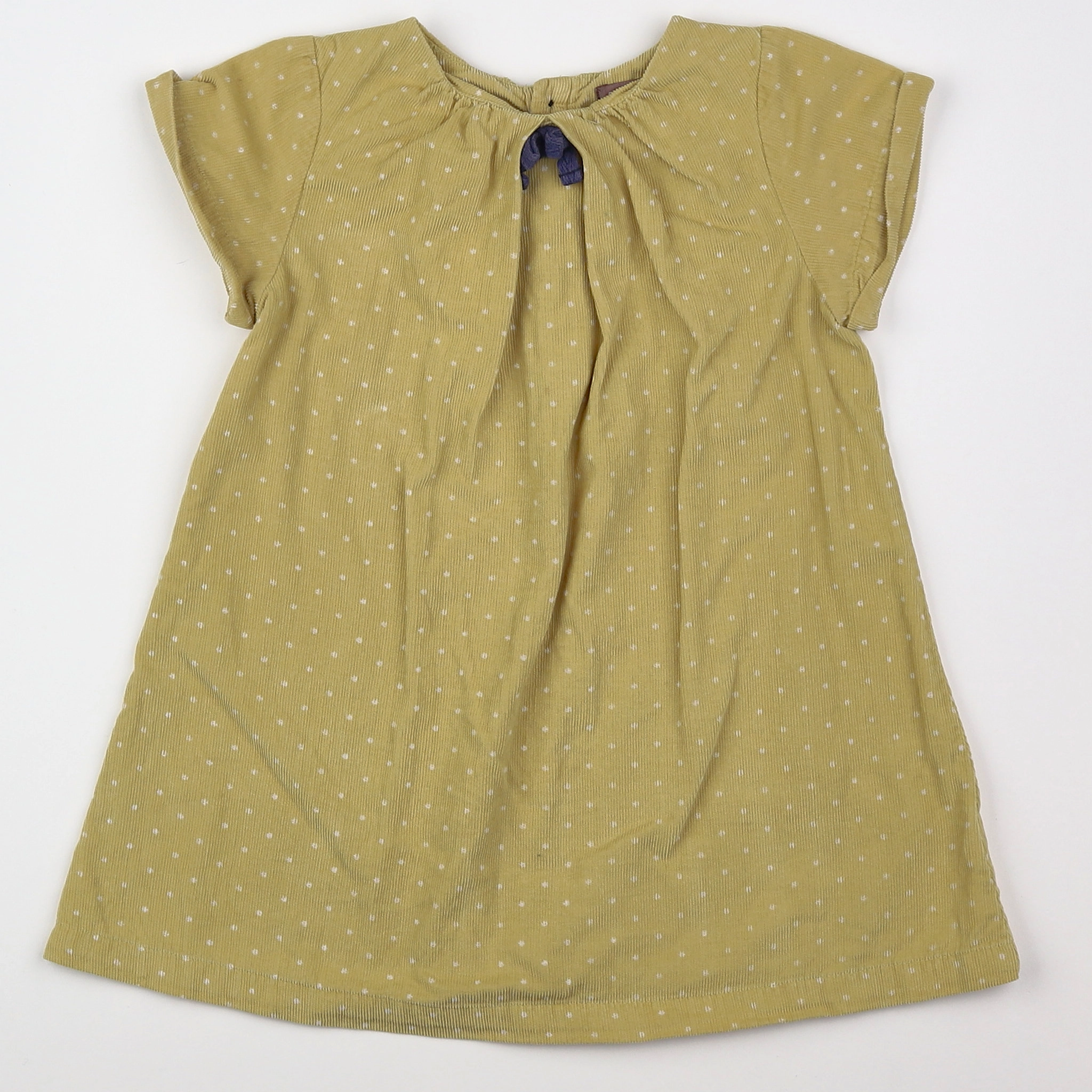Boutchou - robe jaune, bleu - 18 mois