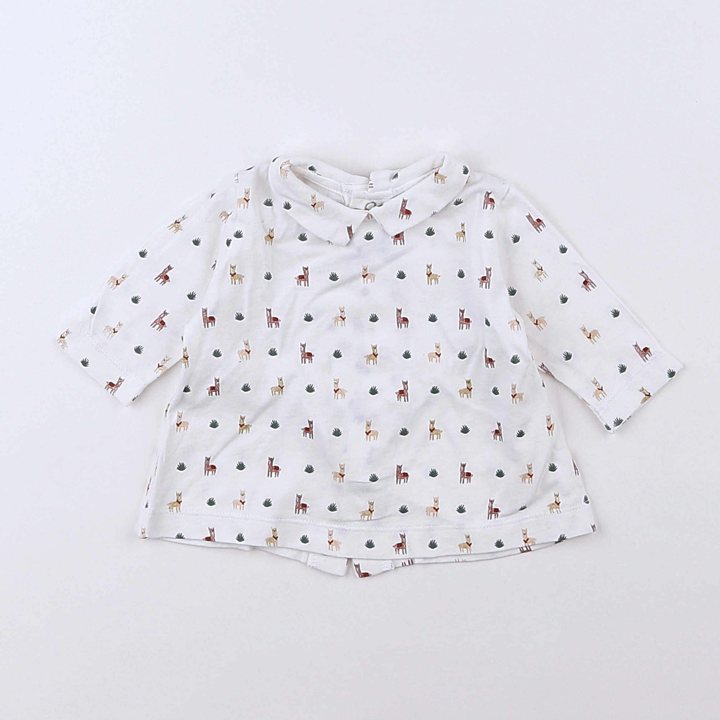 Boutchou - tee-shirt blanc - 1 mois