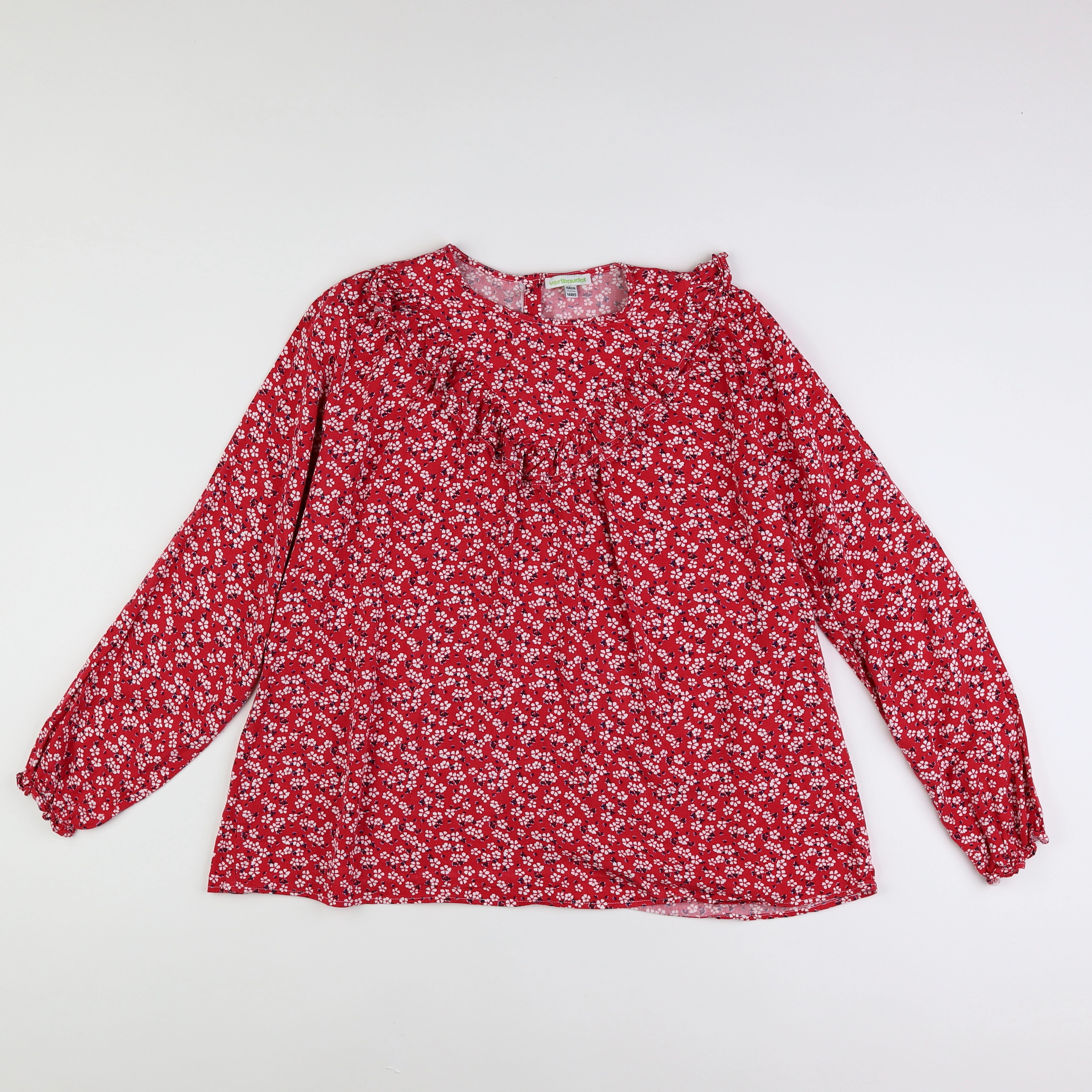 Vertbaudet - blouse rose - 14 ans