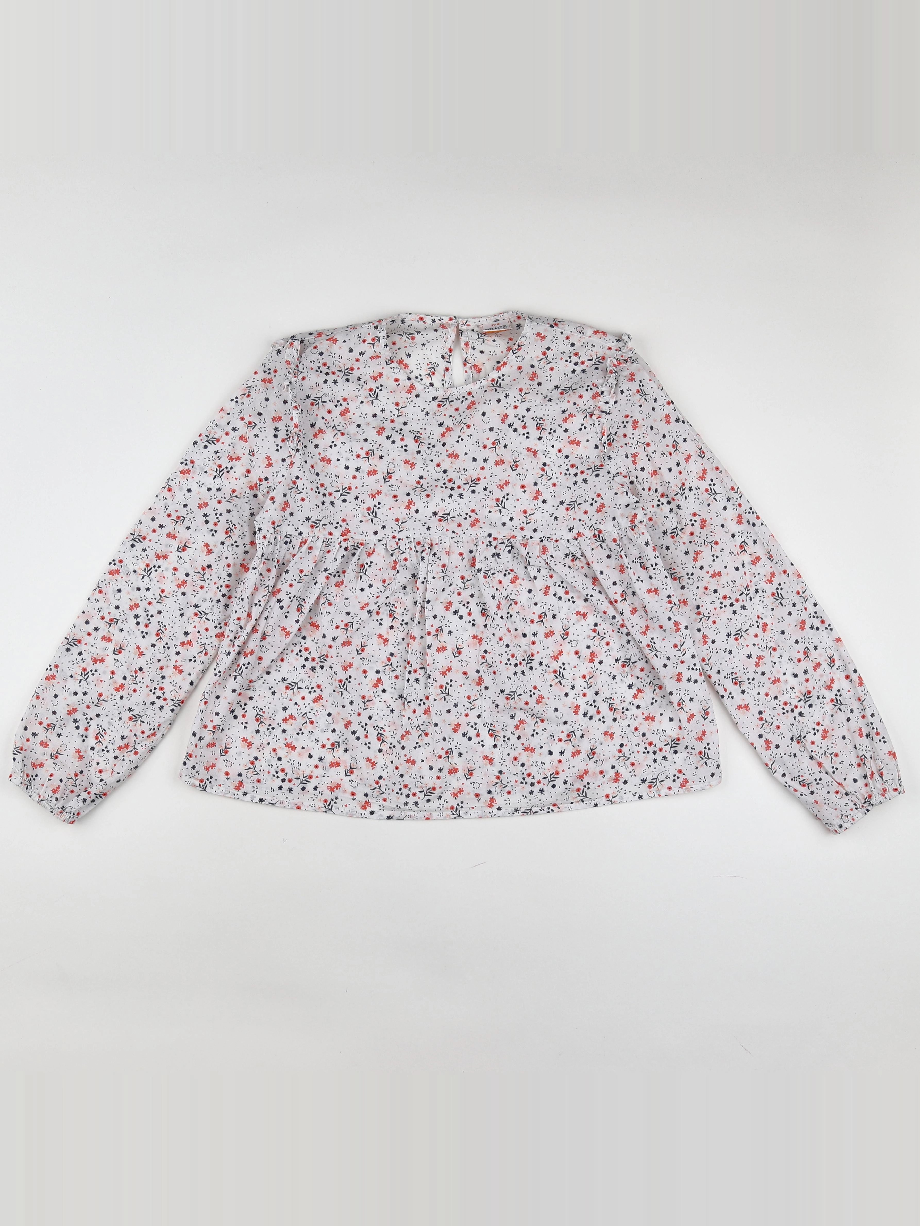 Tape à l'oeil - blouse blanc, rouge - 12 ans