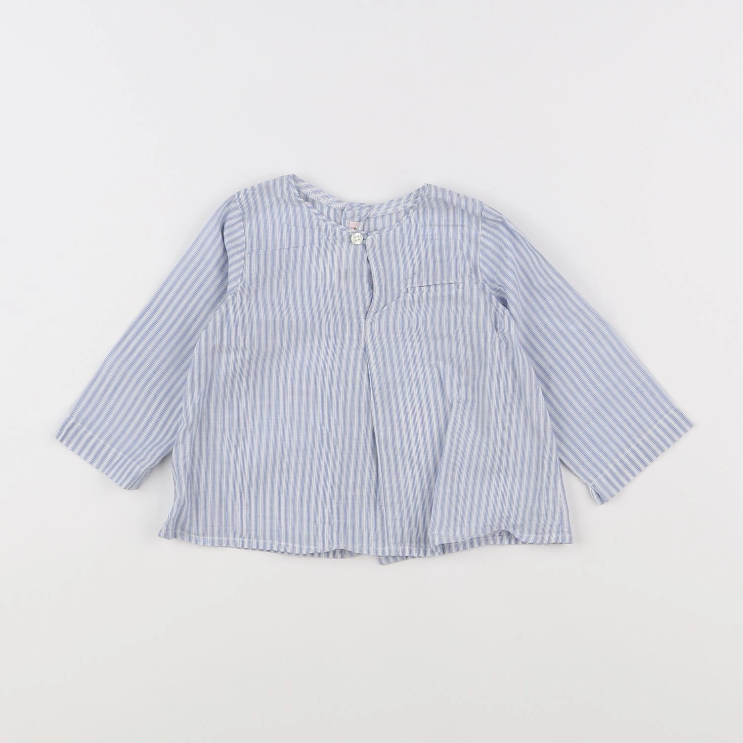 Bonpoint - chemise bleu - 12 mois