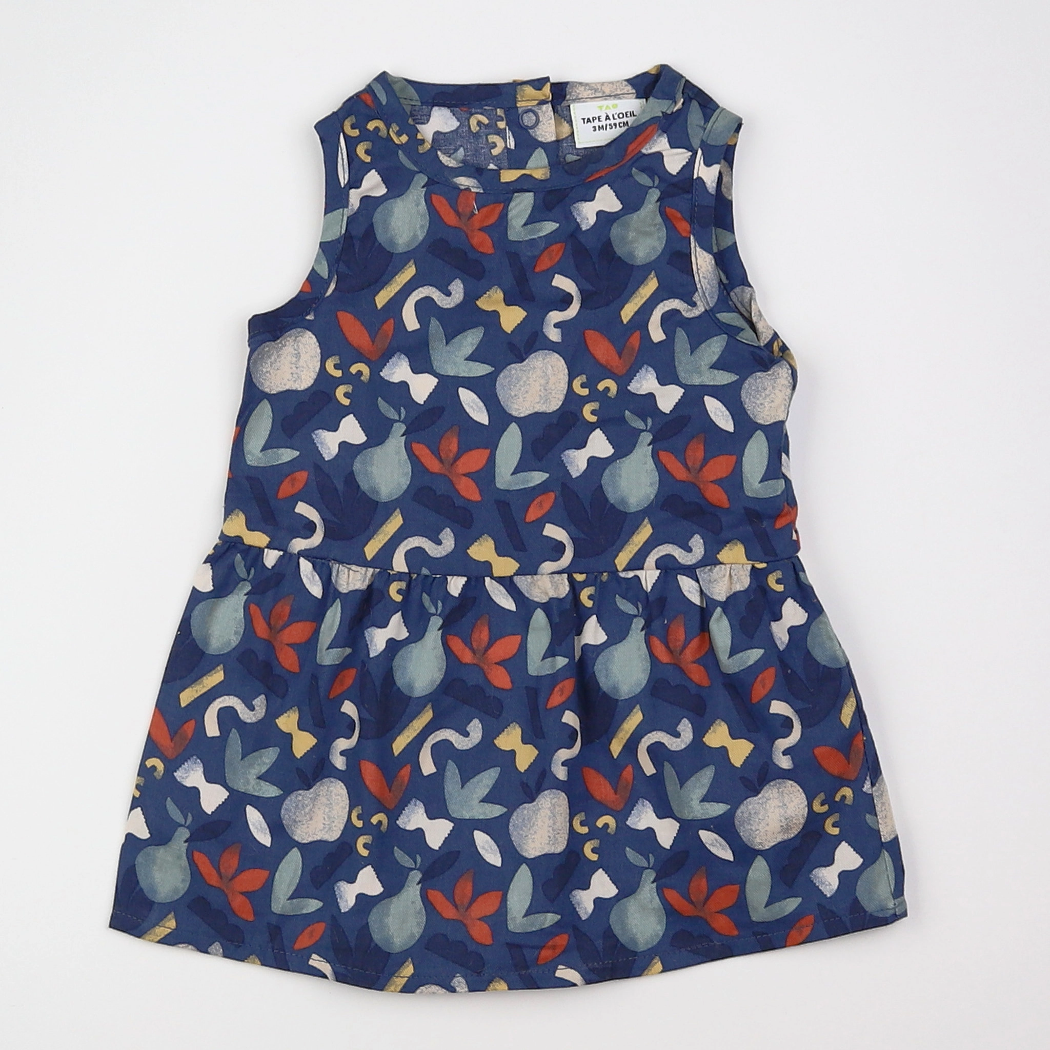 Tape à l'oeil - robe bleu - 3 mois