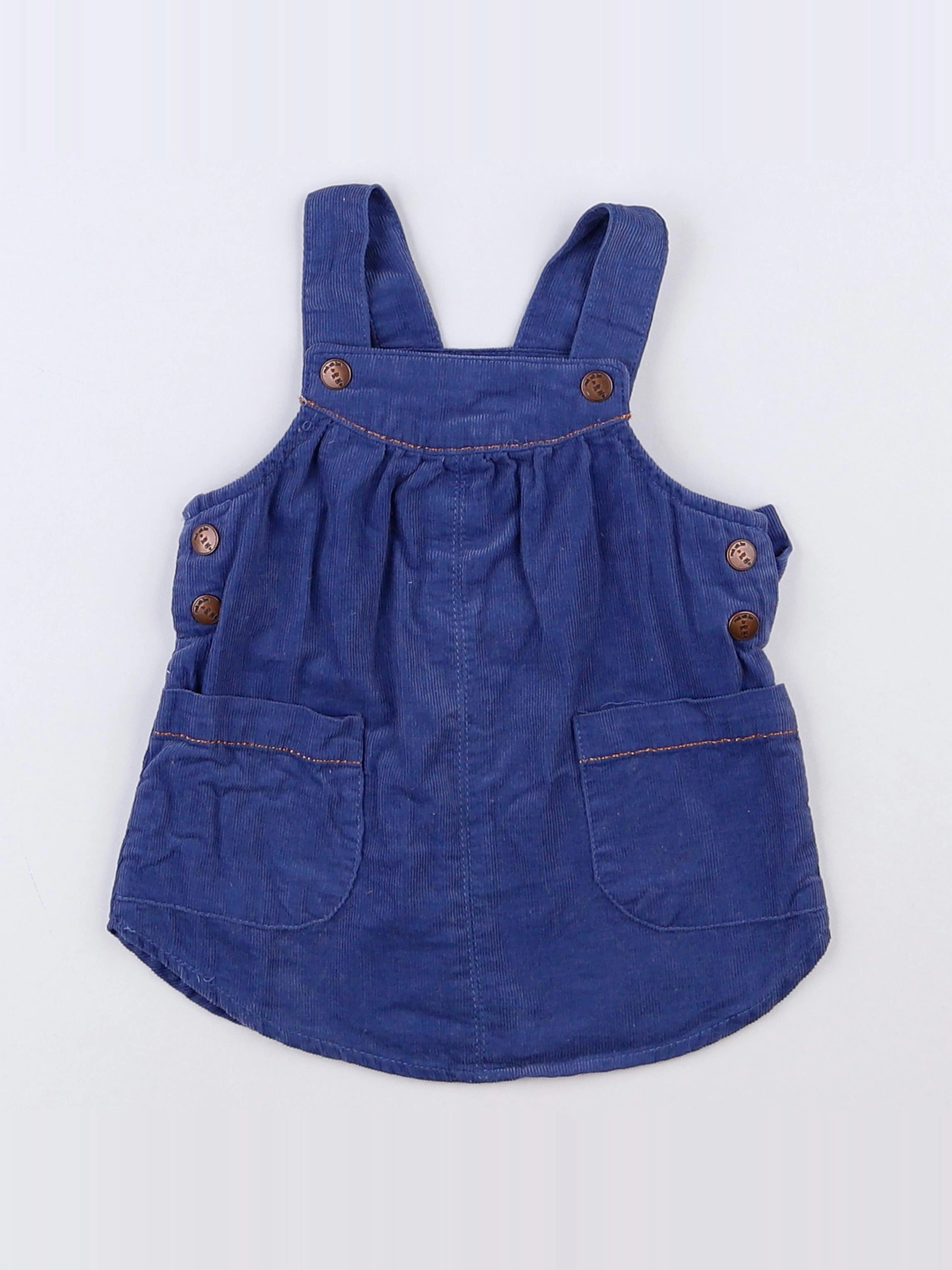Tape à l'oeil - robe bleu - 3 mois