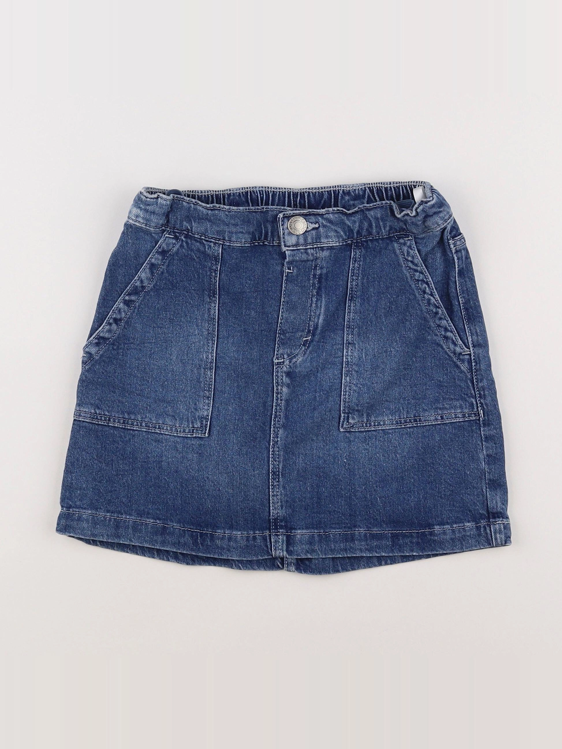 H&M - jupe bleu - 8/9 ans