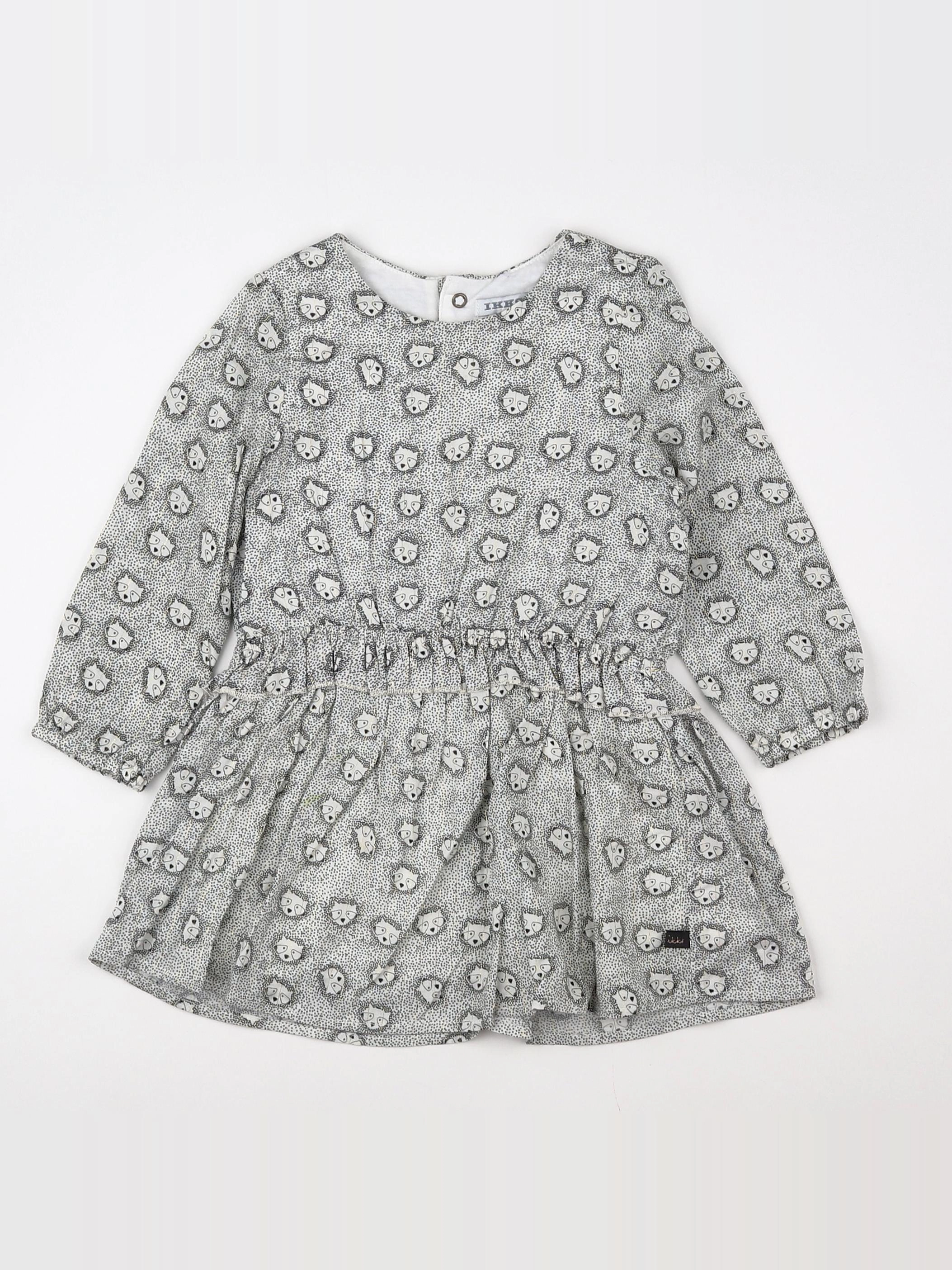 IKKS - robe beige - 18 mois