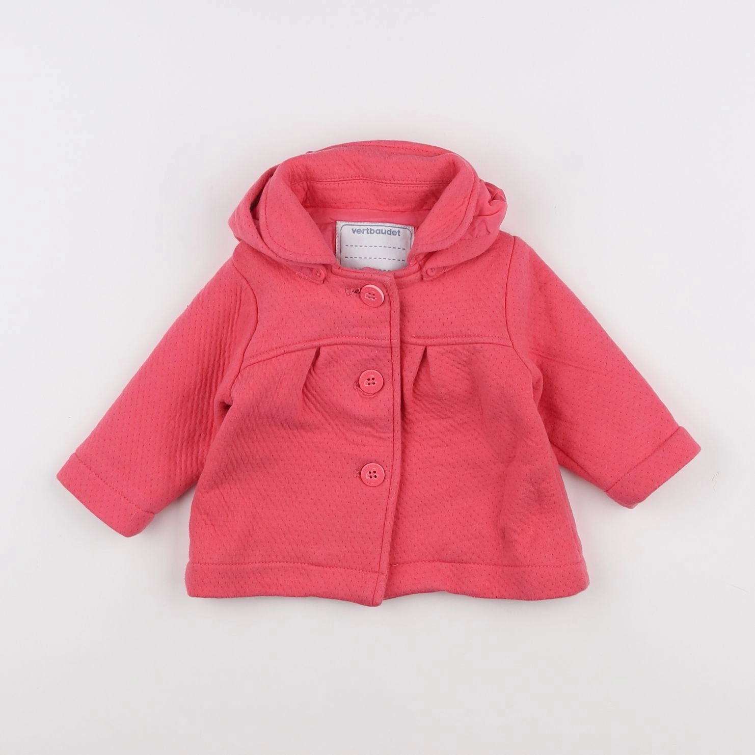 Vertbaudet - veste rose - 6 mois