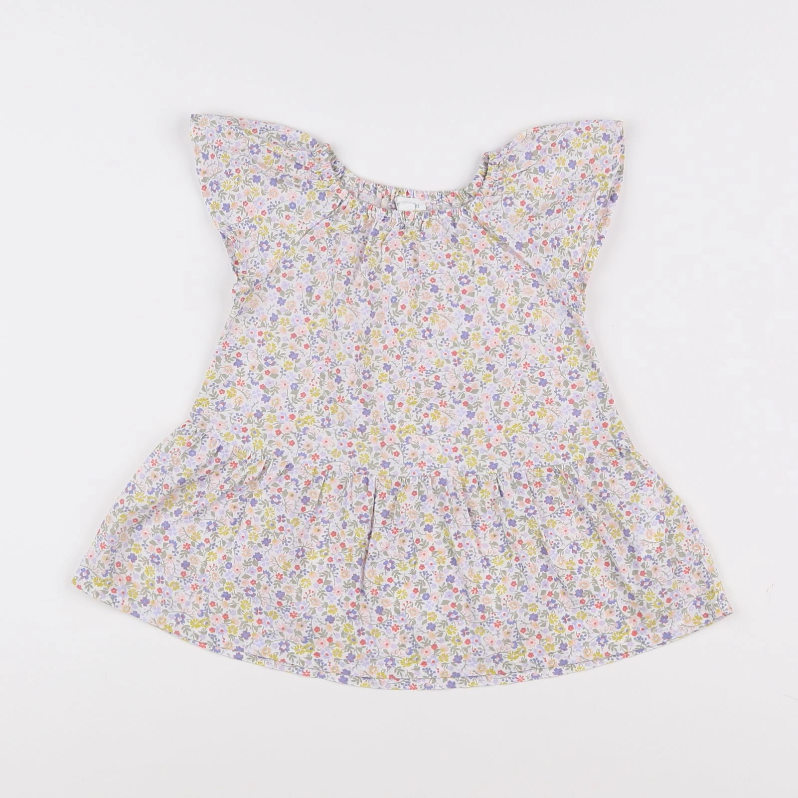 Vertbaudet - robe multicolore - 9 mois