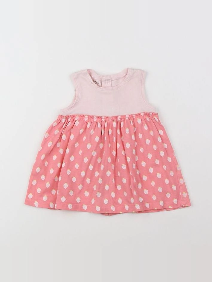 Vertbaudet - robe rose - 3 mois
