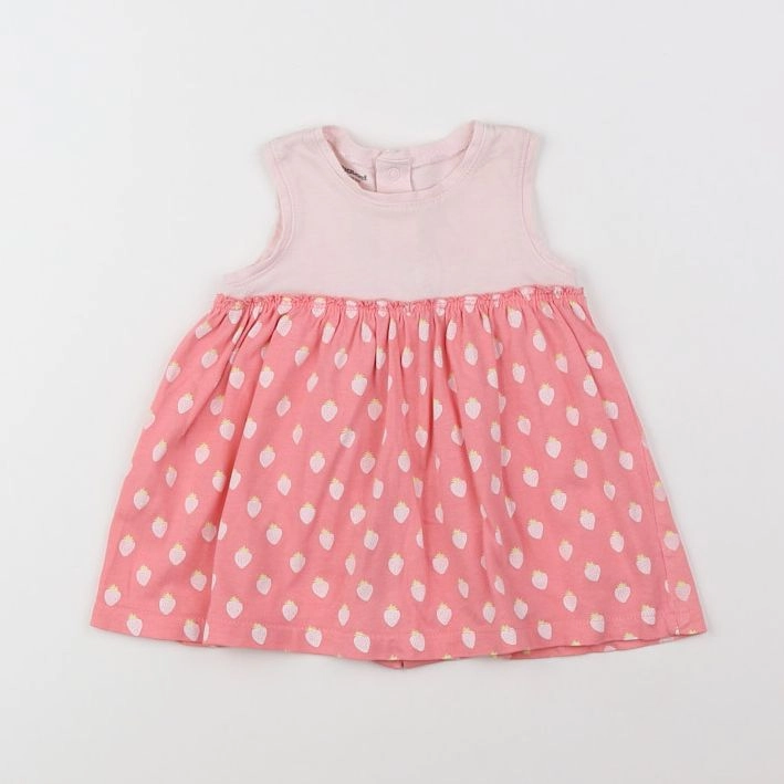 Vertbaudet - robe rose - 3 mois