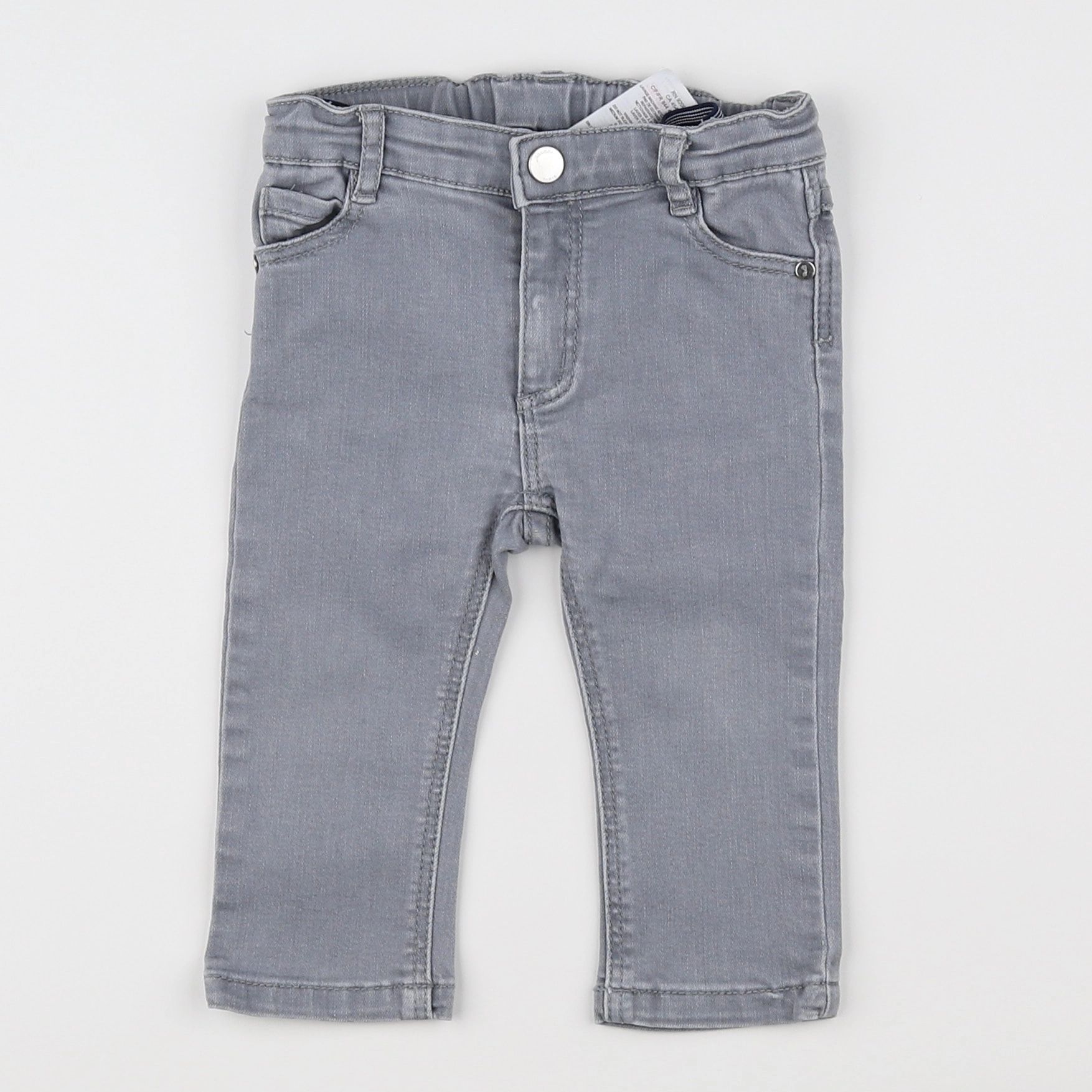 Jacadi - jean gris - 12 mois