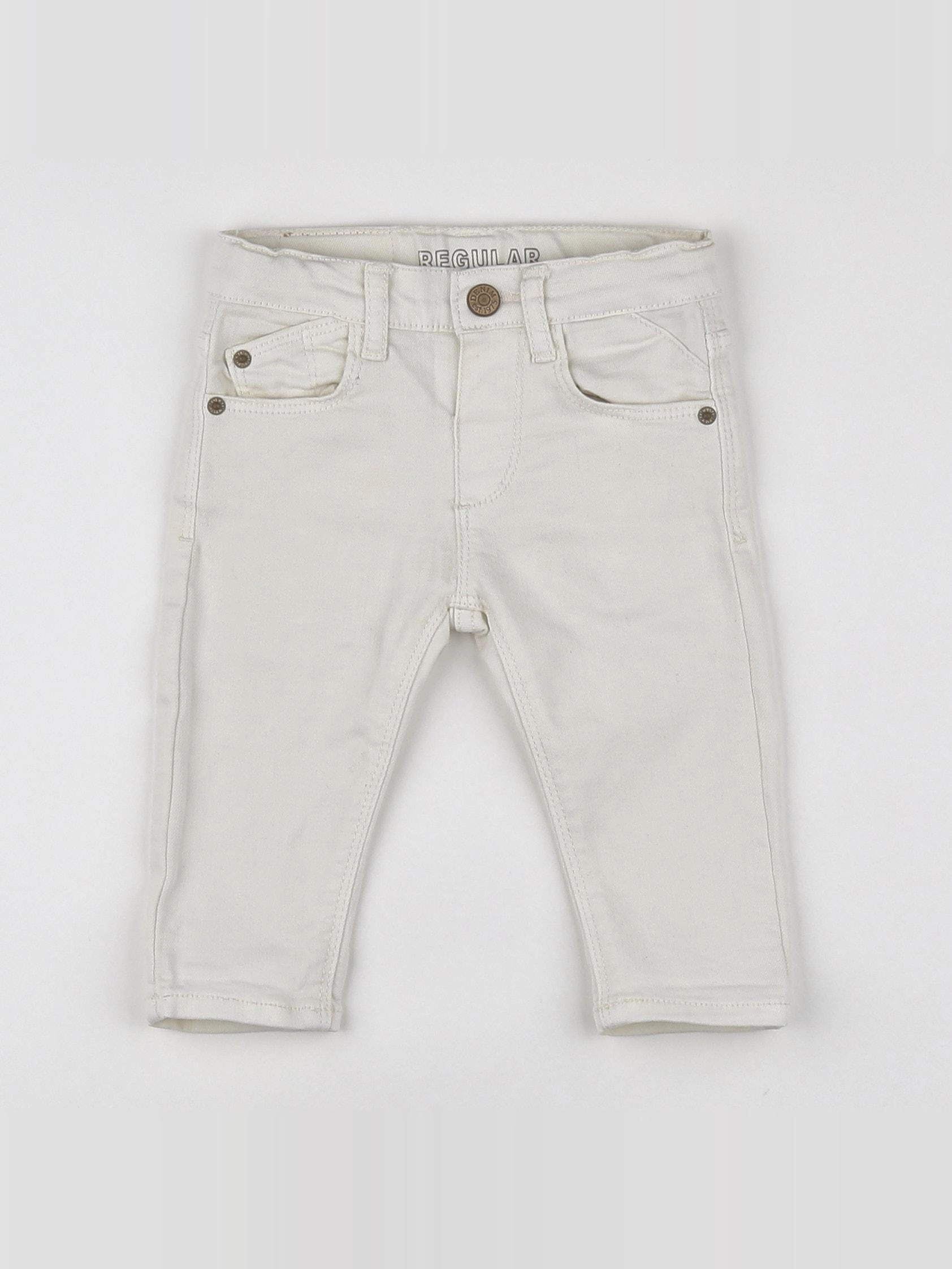 Zara - jean blanc - 3/6 mois