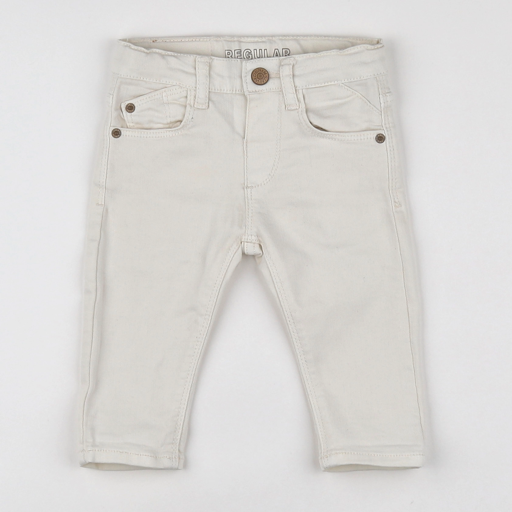 Zara - jean blanc - 3/6 mois