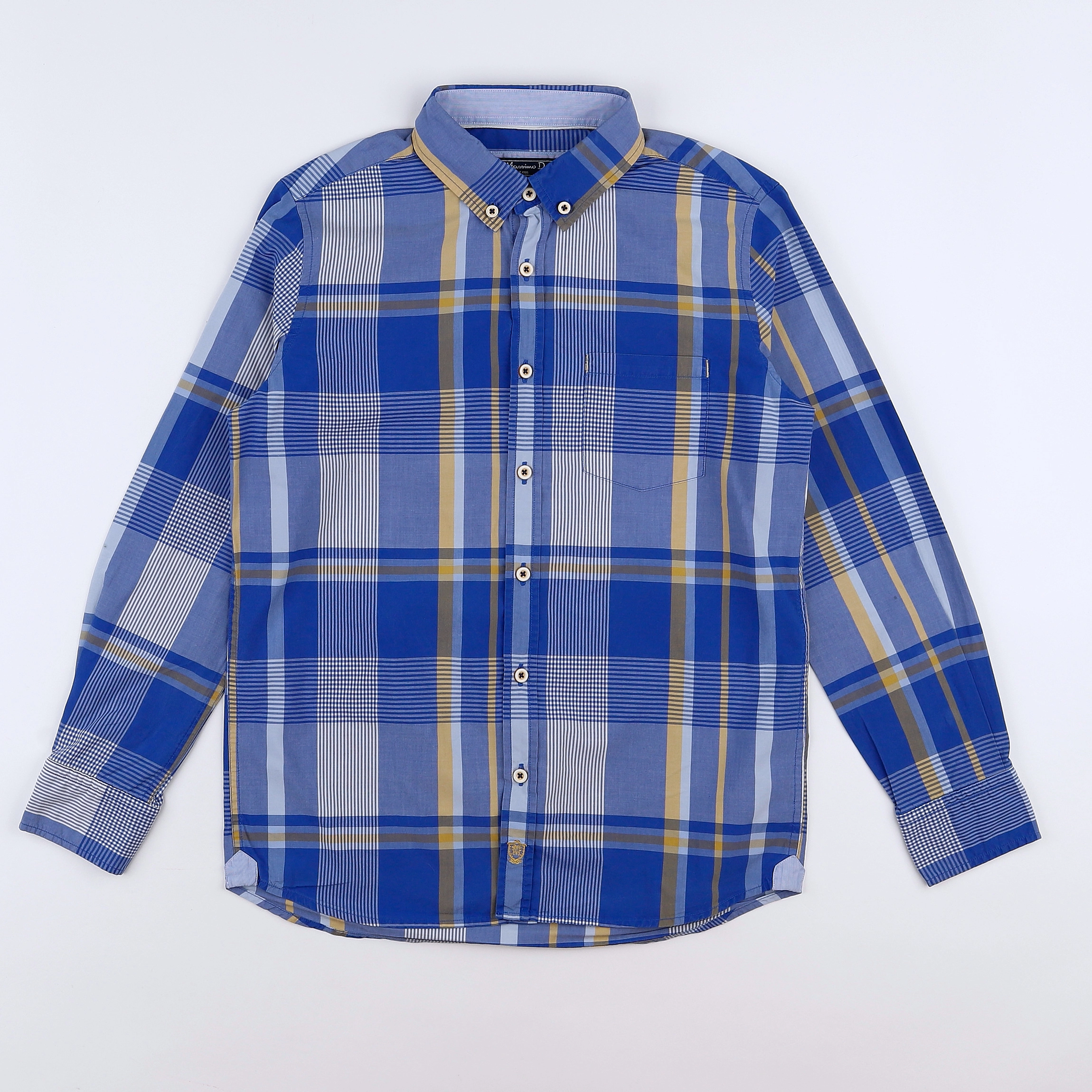 Massimo Dutti - chemise bleu - 9/10 ans