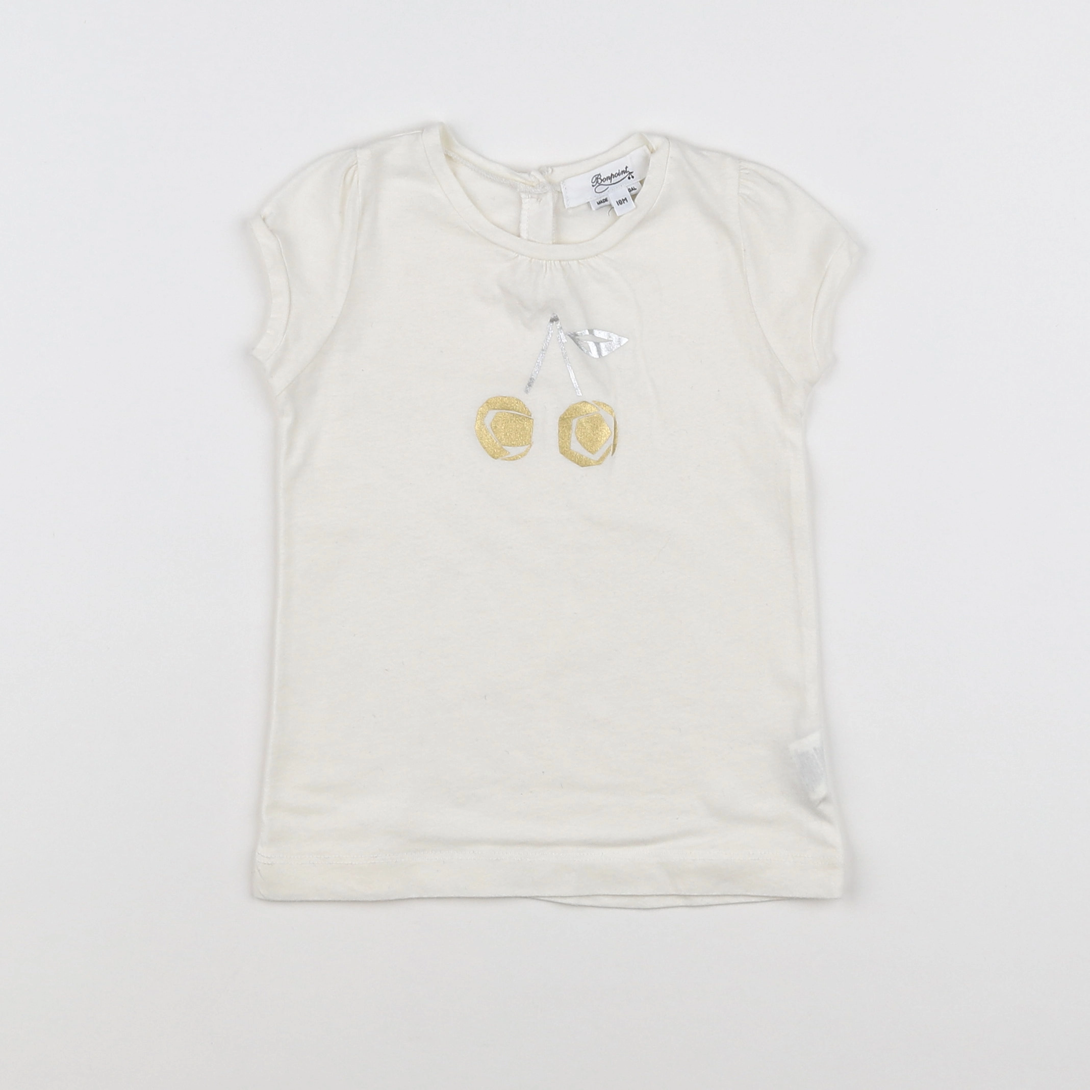 Bonpoint - tee-shirt blanc - 18 mois