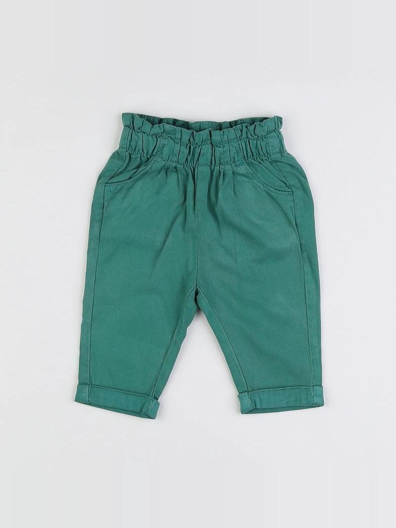 Tape à l'oeil - pantalon vert - 3 mois
