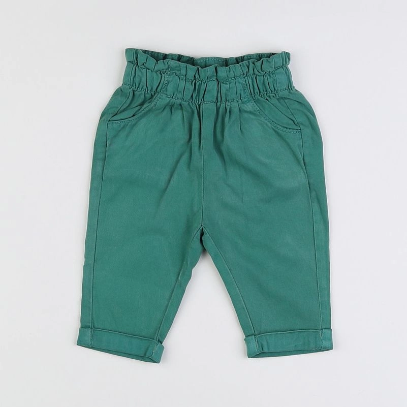 Tape à l'oeil - pantalon vert - 3 mois