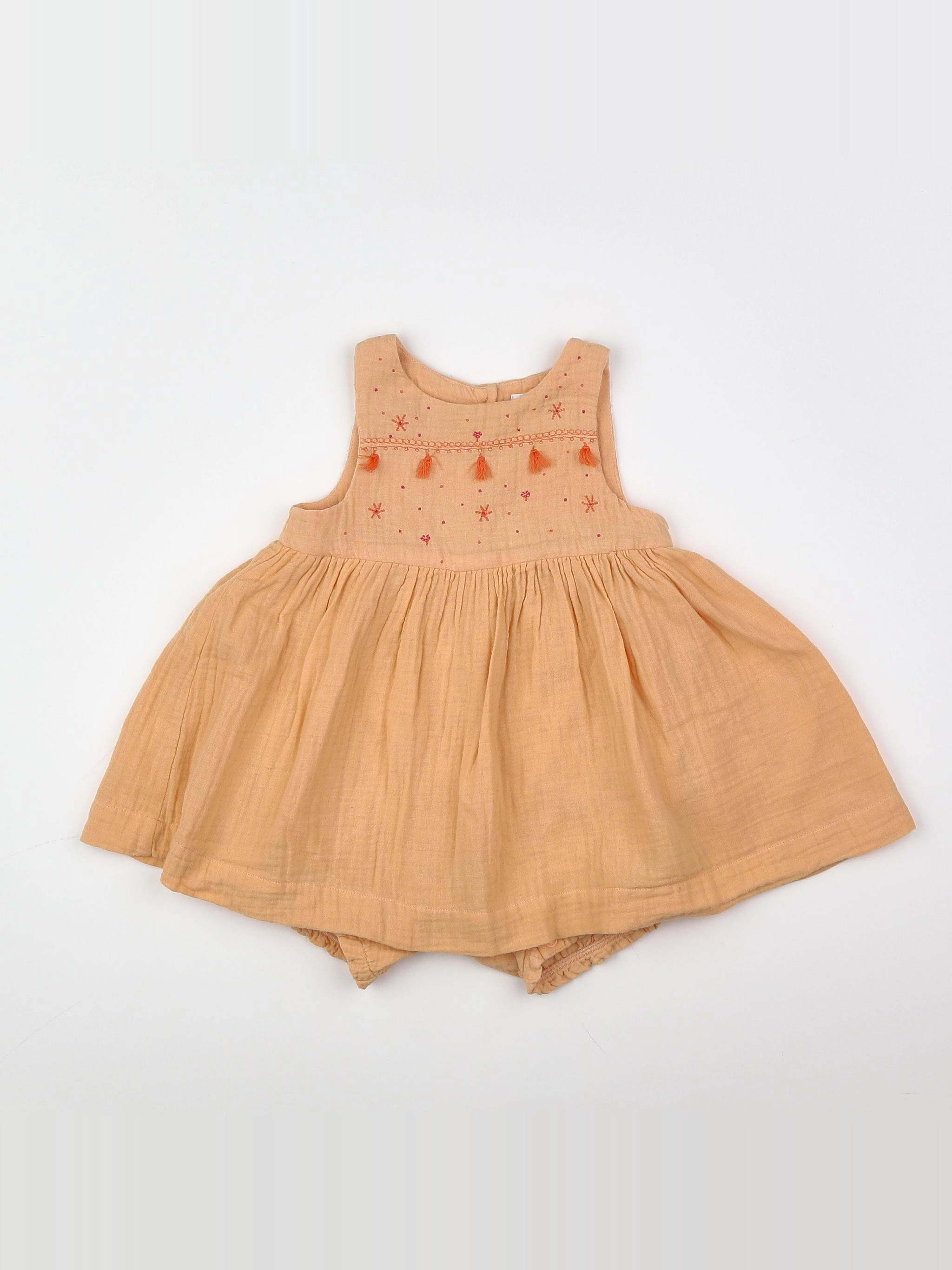 Natalys - robe orange - 9 mois