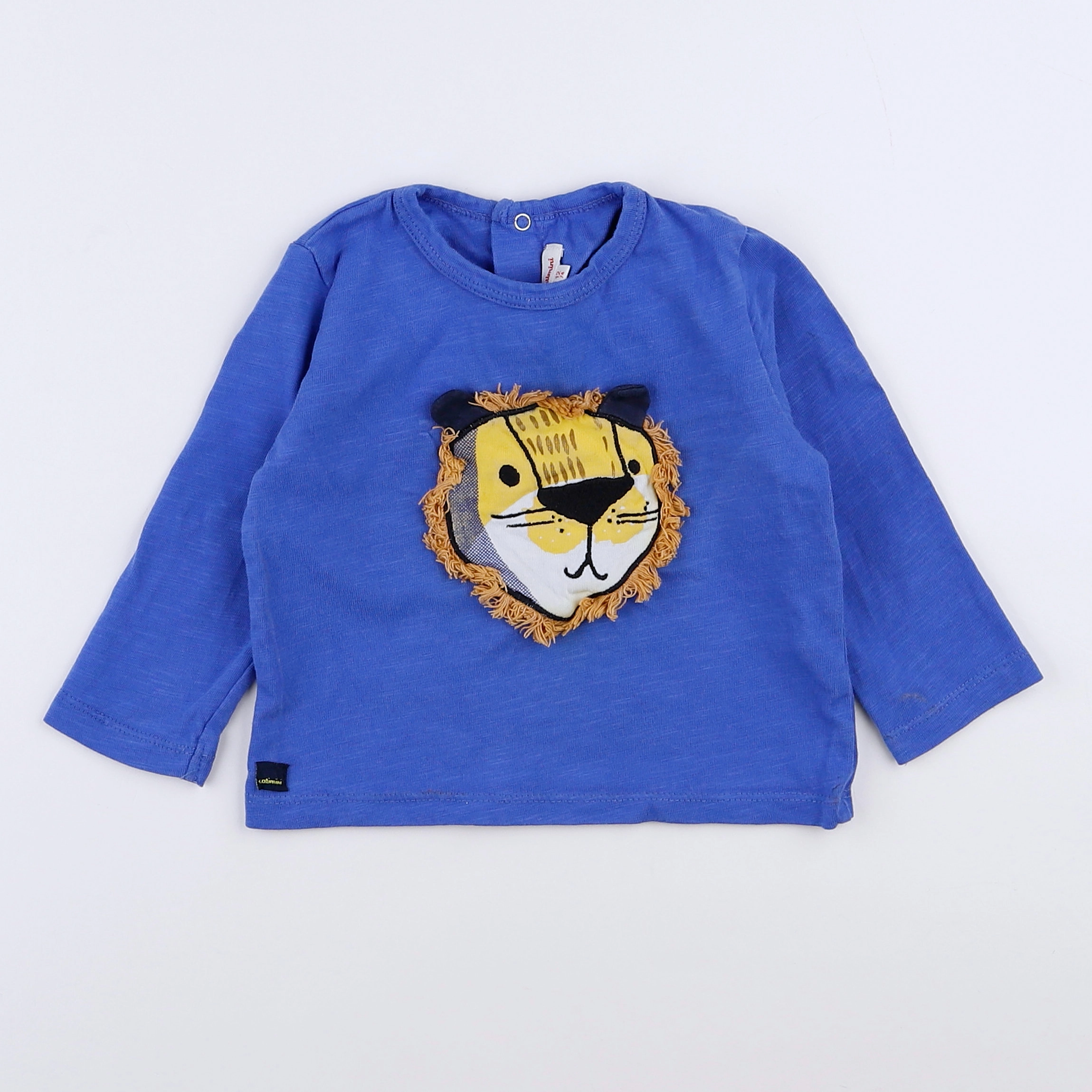 Catimini - tee-shirt bleu - 12 mois