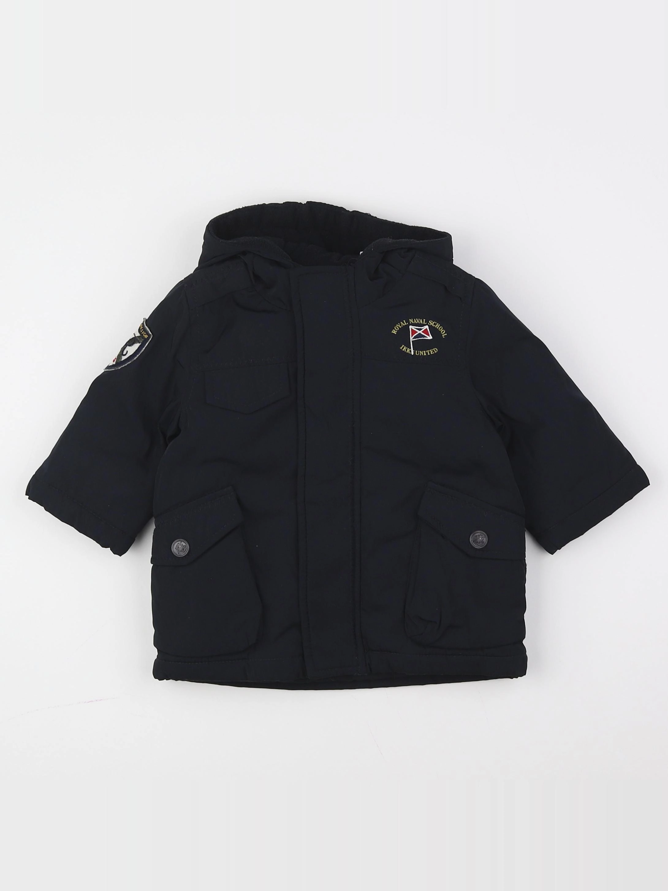 IKKS - parka noir - 6 mois