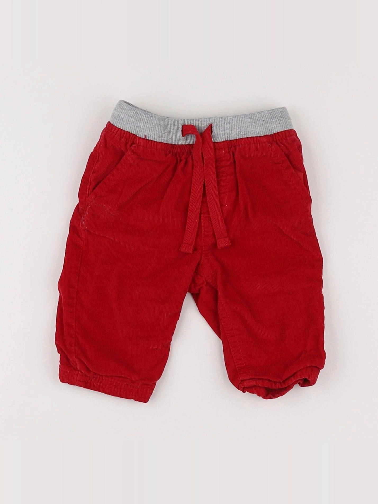 La Redoute - pantalon rouge - 3 mois