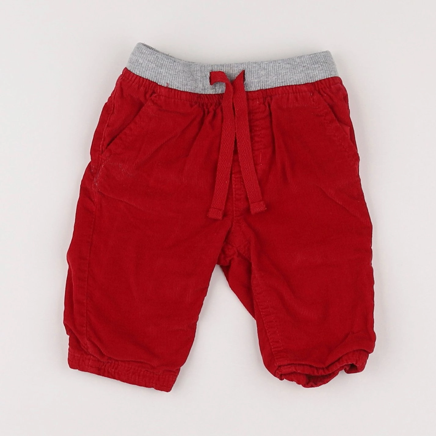 La Redoute - pantalon rouge - 3 mois