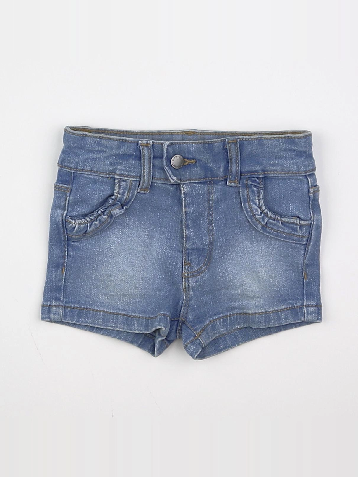 Vertbaudet - short bleu - 6 mois