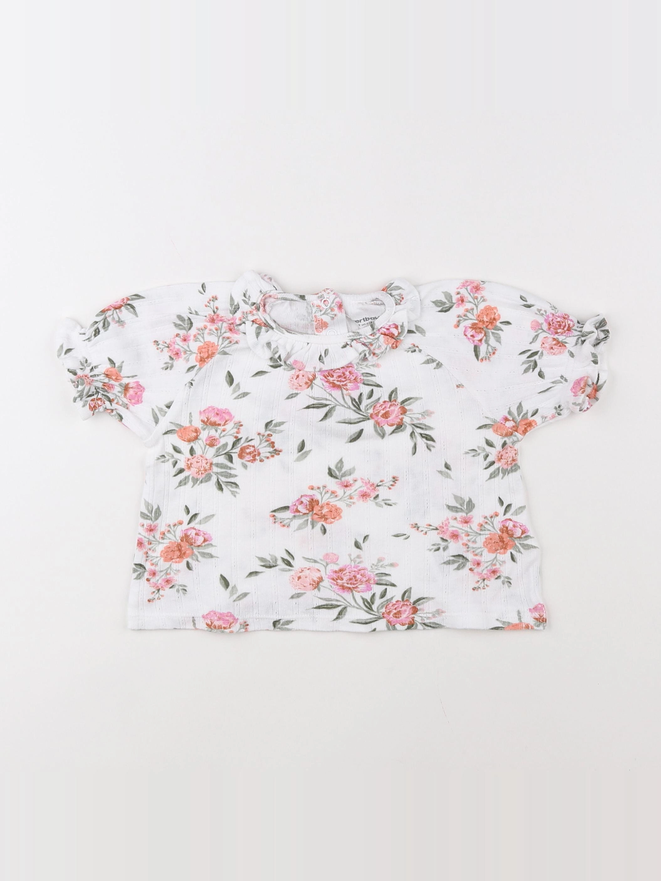 Vertbaudet - blouse multicolore - 12 mois