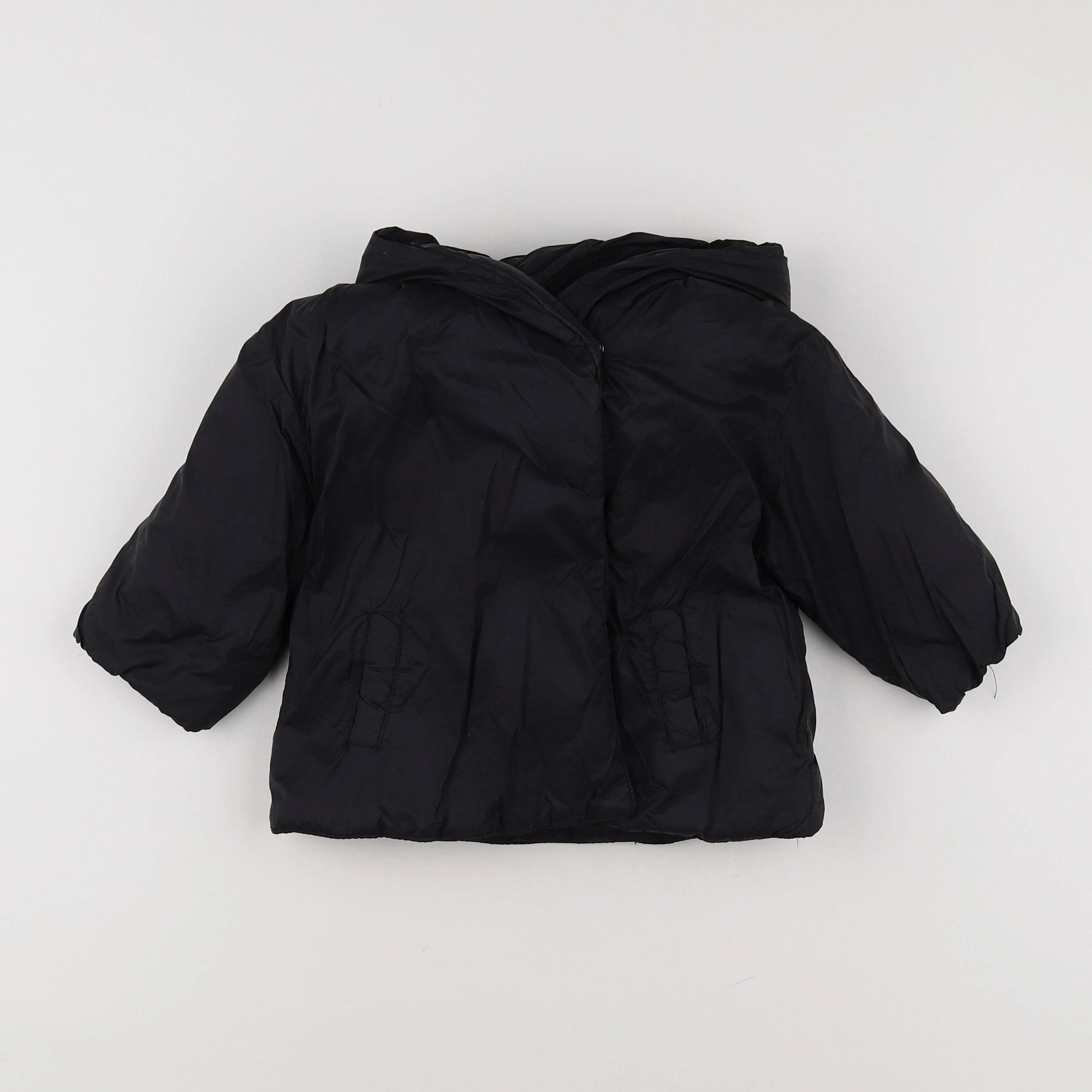 Zara - imperméable noir - 9/12 mois