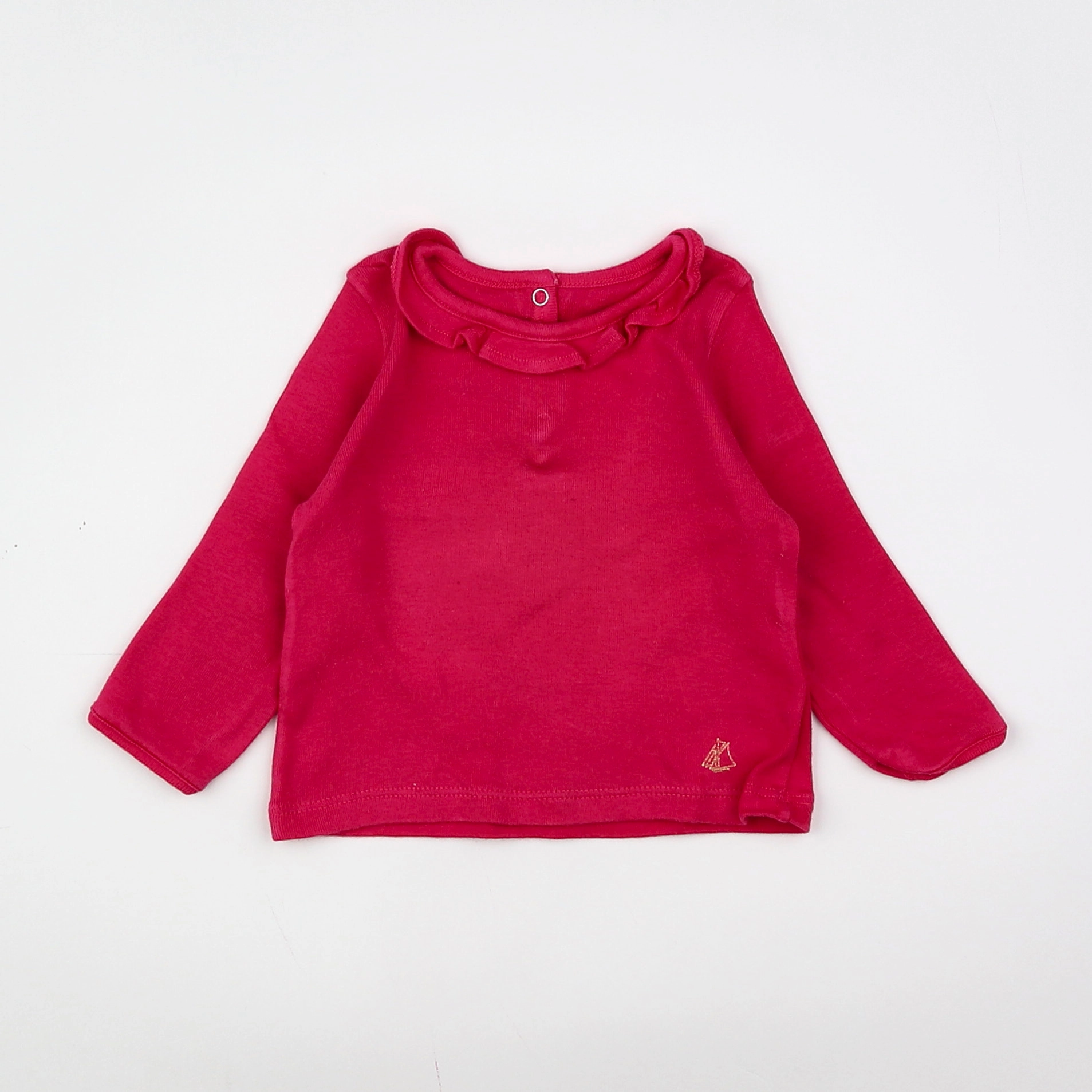 Petit Bateau - tee-shirt rose - 6 mois